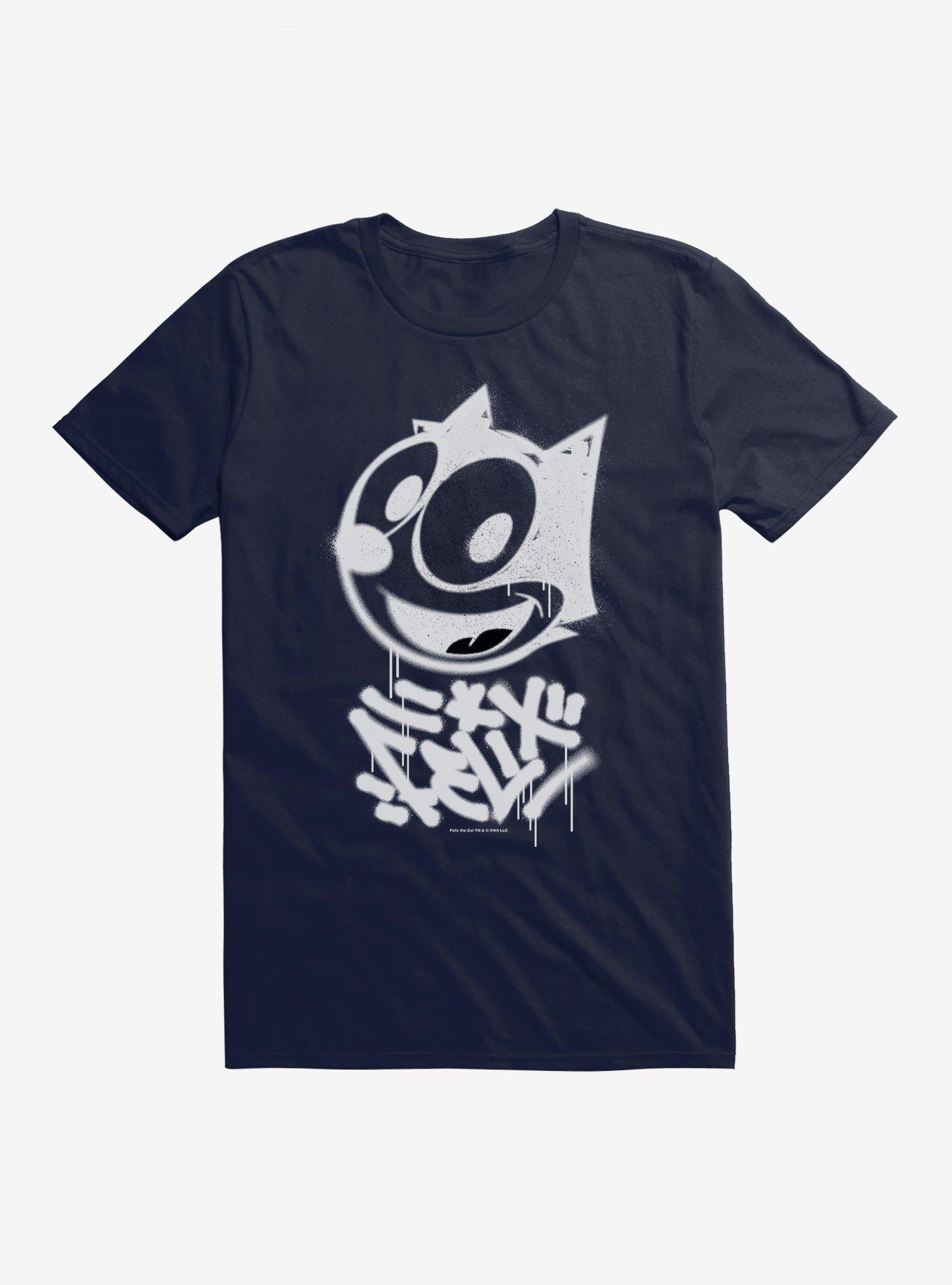 Felix The Cat Graffiti Art All Smiles Felix T-Shirt, , hi-res