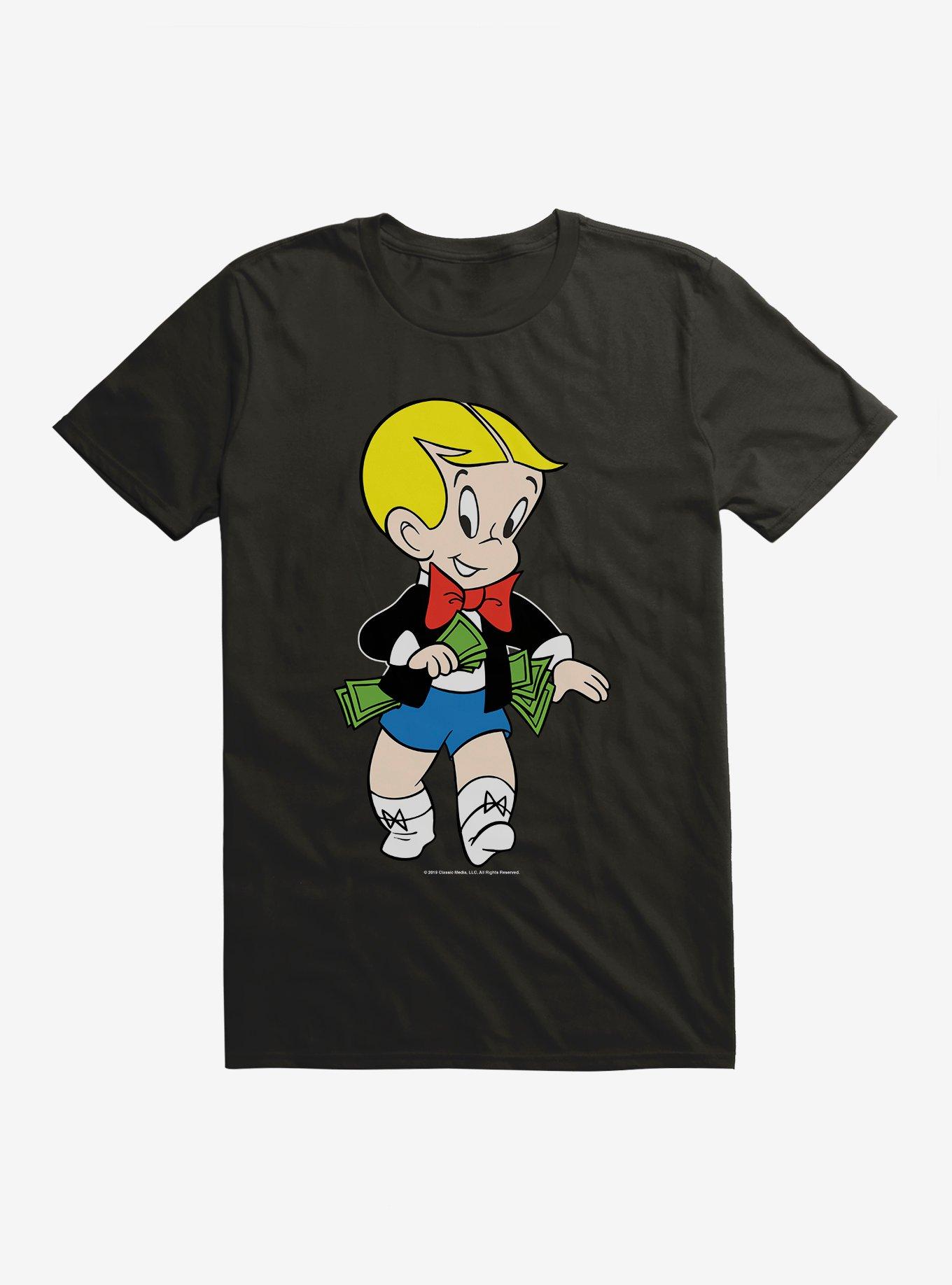 Richie Rich Stuffed Pockets T-Shirt, BLACK, hi-res