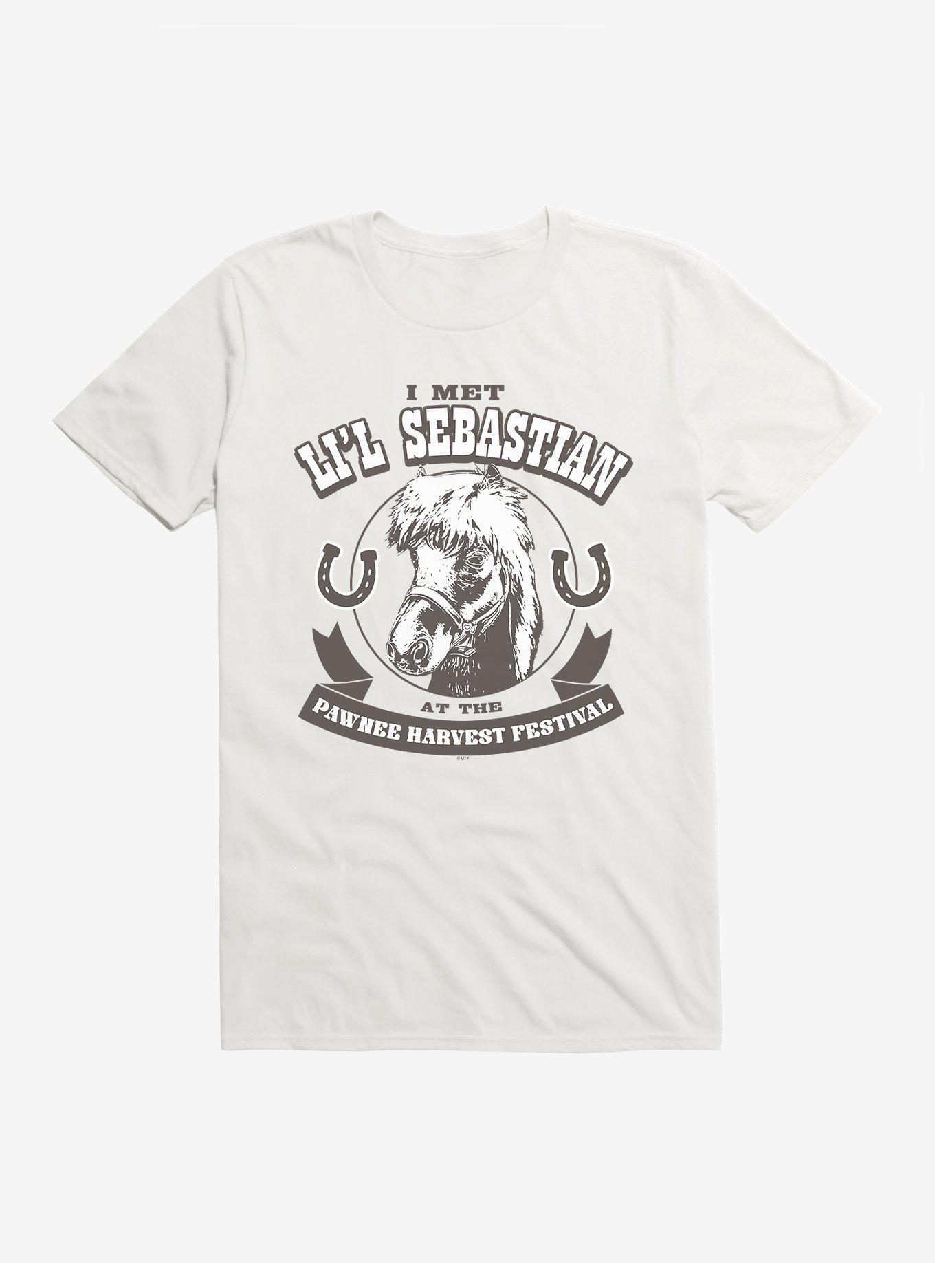 Parks And Recreation Li'l Sebastian T-Shirt, WHITE, hi-res
