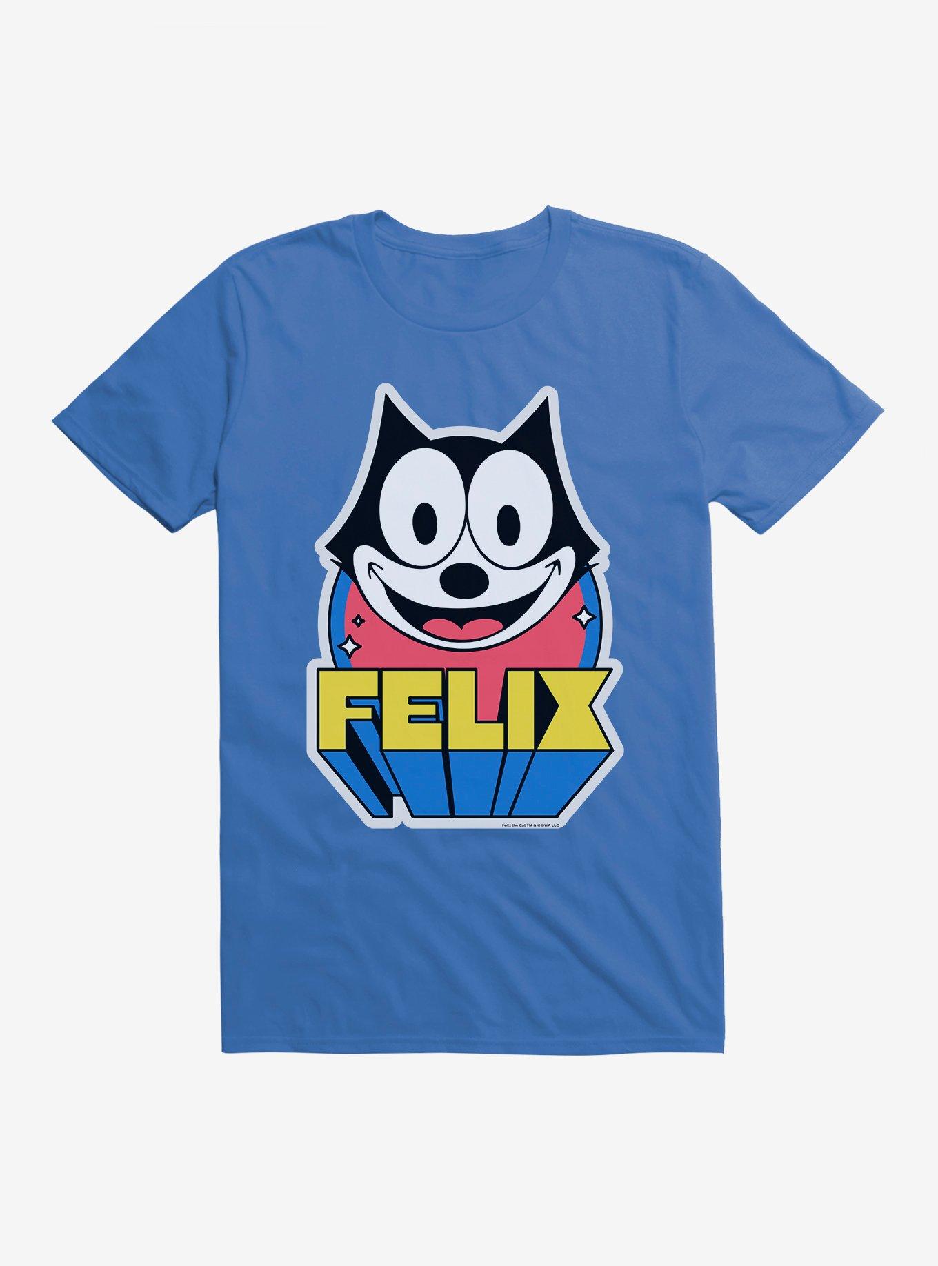 Felix The Cat 3D Block Text T-Shirt