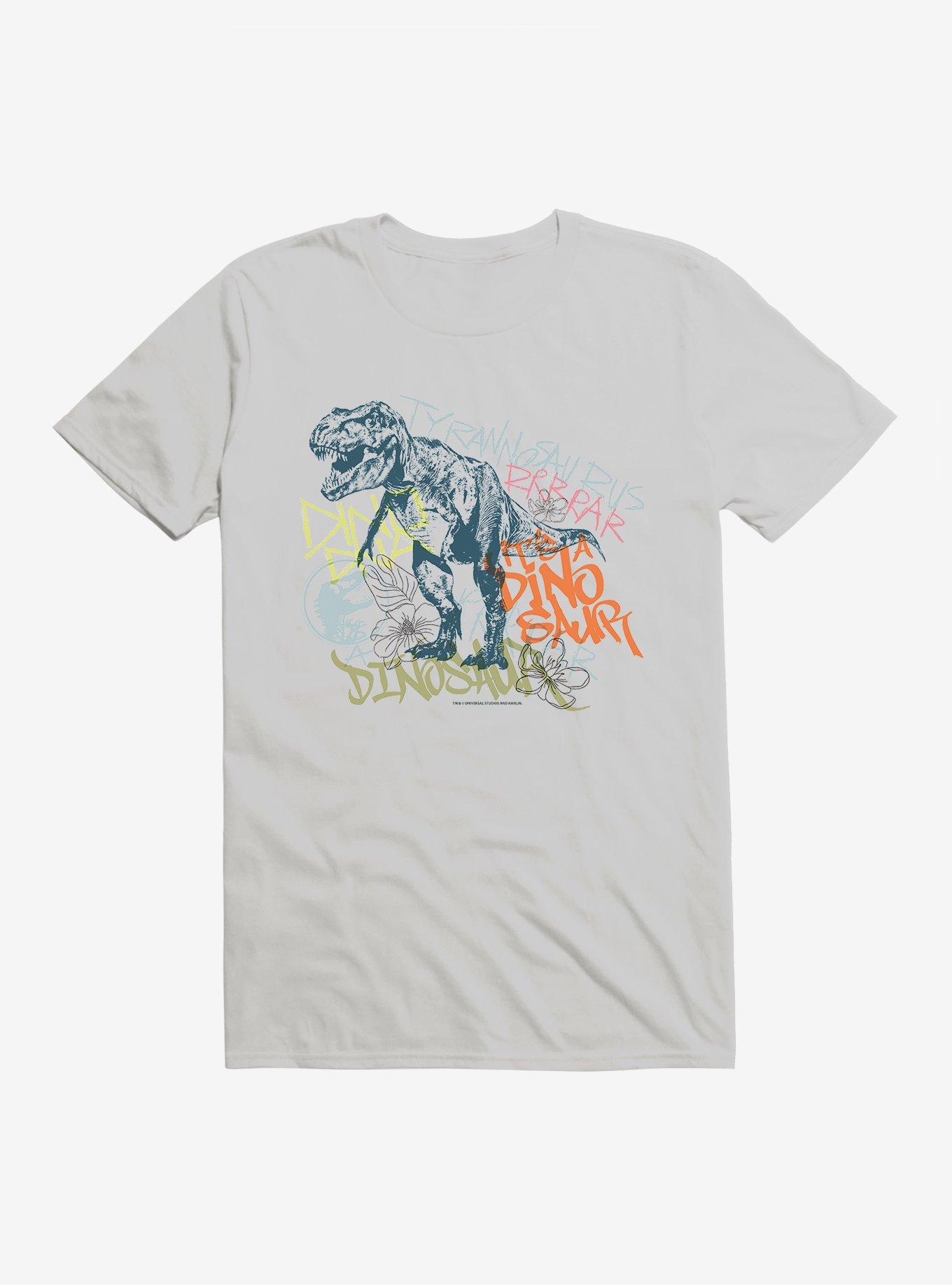 Jurassic World Tyrannosaurus Grafitti T-Shirt, ICE GREY, hi-res