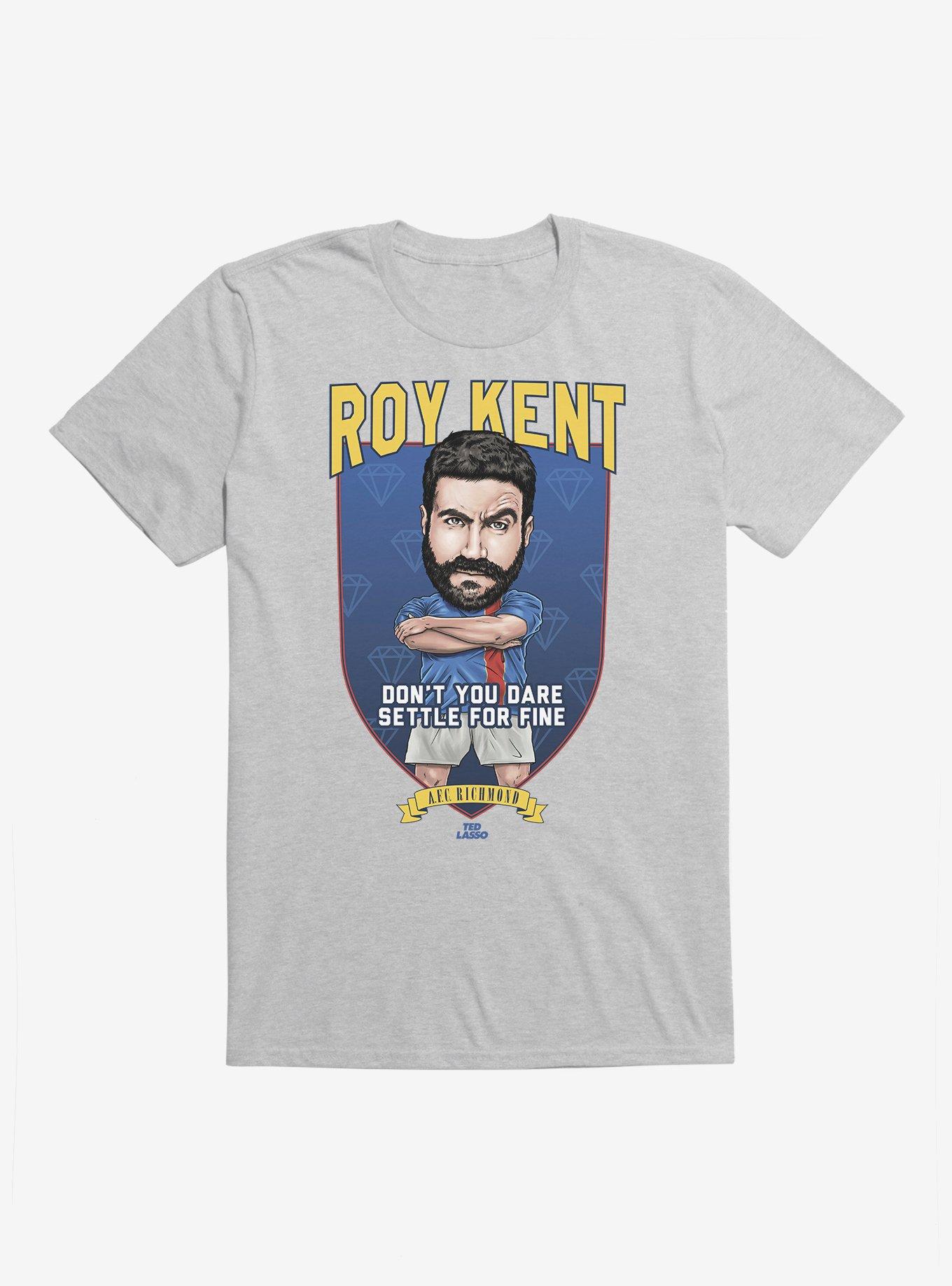 Ted Lasso Roy Kent Don't Settle T-Shirt, HEATHER GREY, hi-res