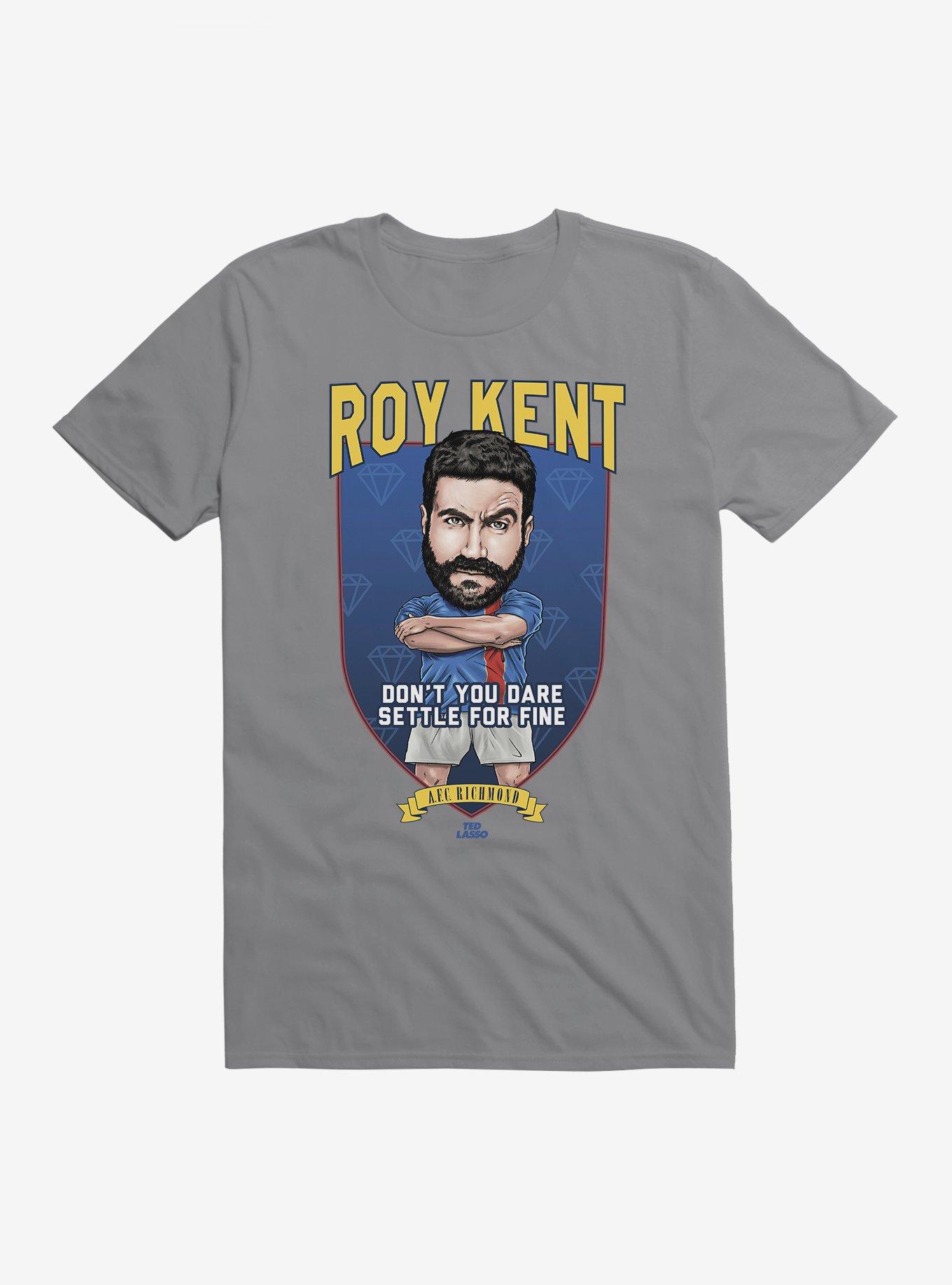 Ted Lasso Roy Kent Don't Settle T-Shirt, STORM GREY, hi-res