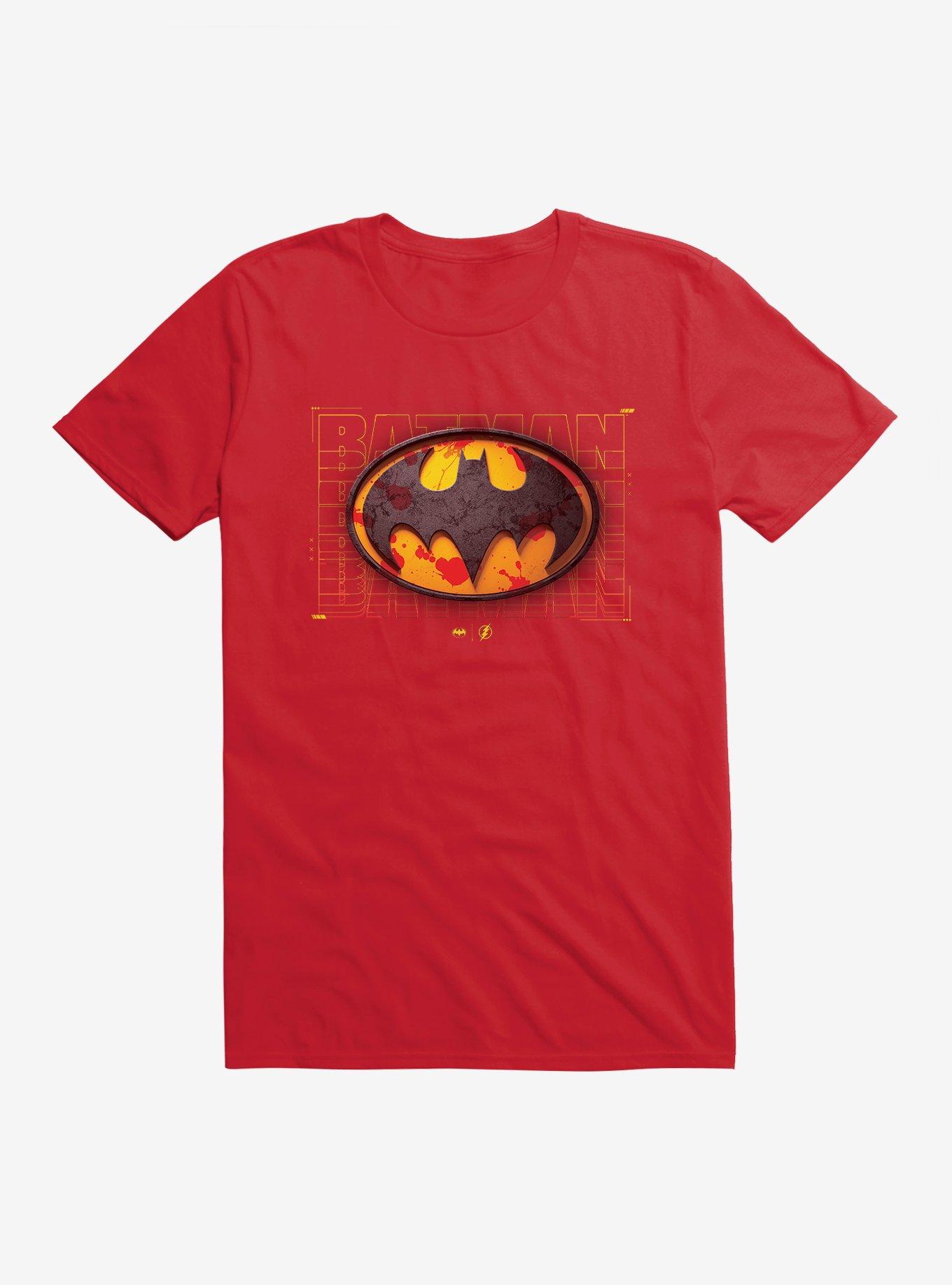 The Flash Batman Splatter T-Shirt