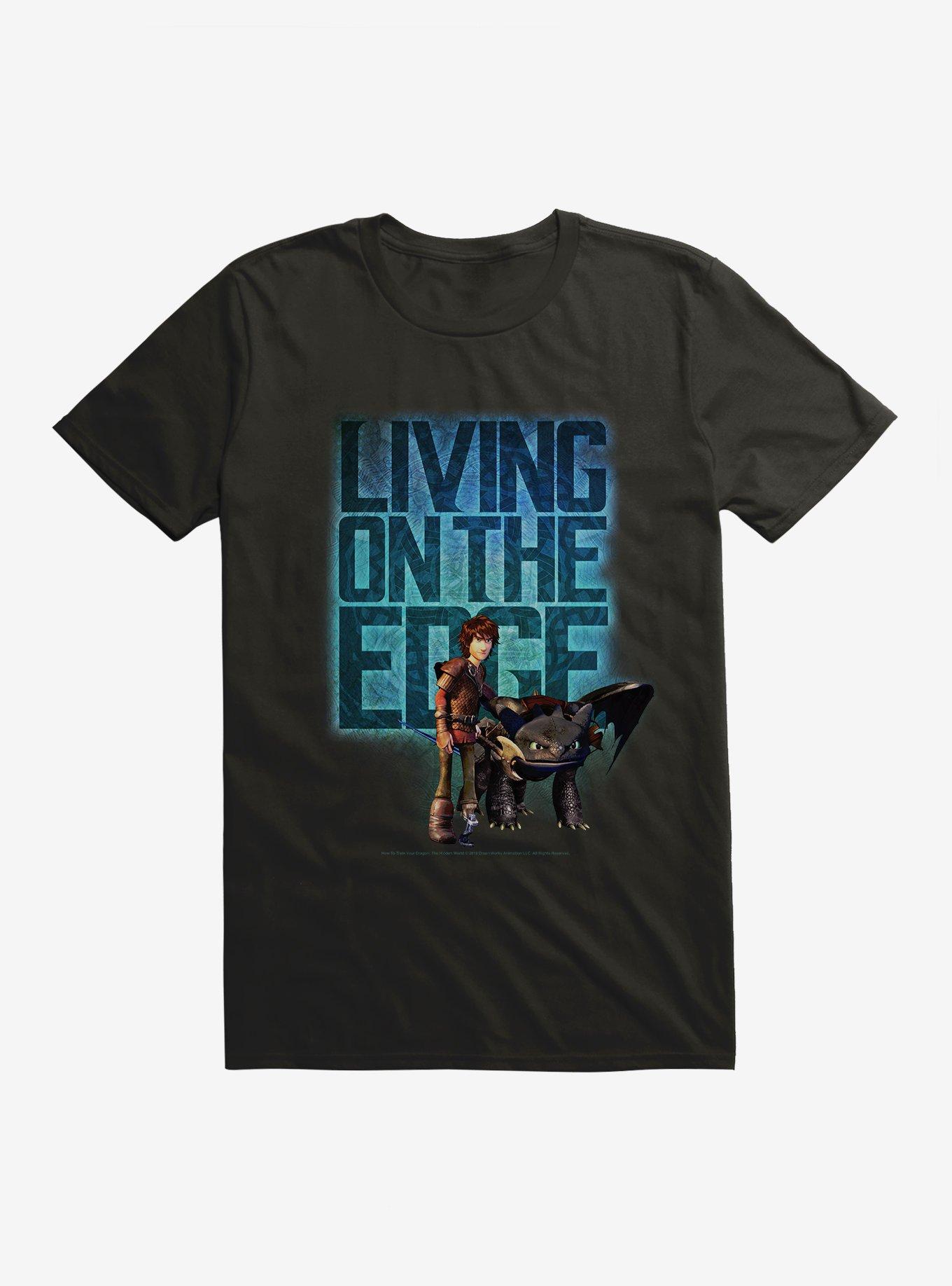 How To Train Your Dragon Living on the Edge T-Shirt, BLACK, hi-res