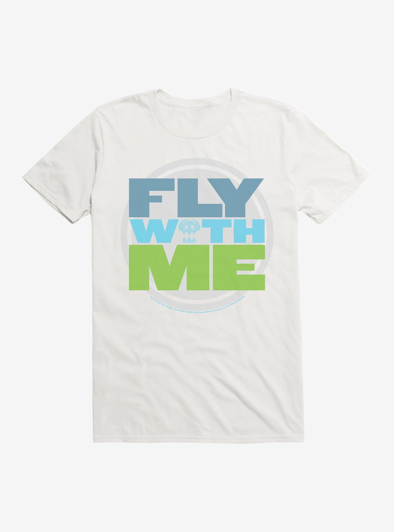How To Train Your Dragon Fly With Me T-Shirt, WHITE, hi-res