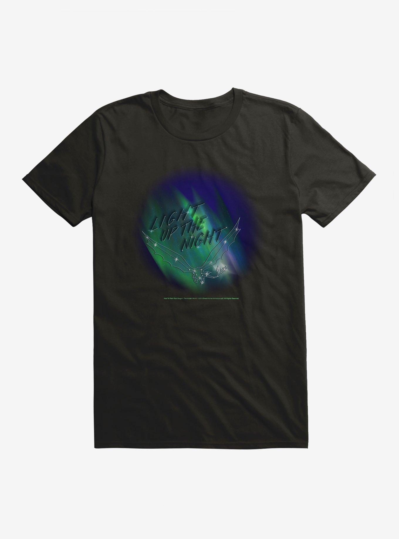How To Train Your Dragon Light Up The Night T-Shirt, BLACK, hi-res