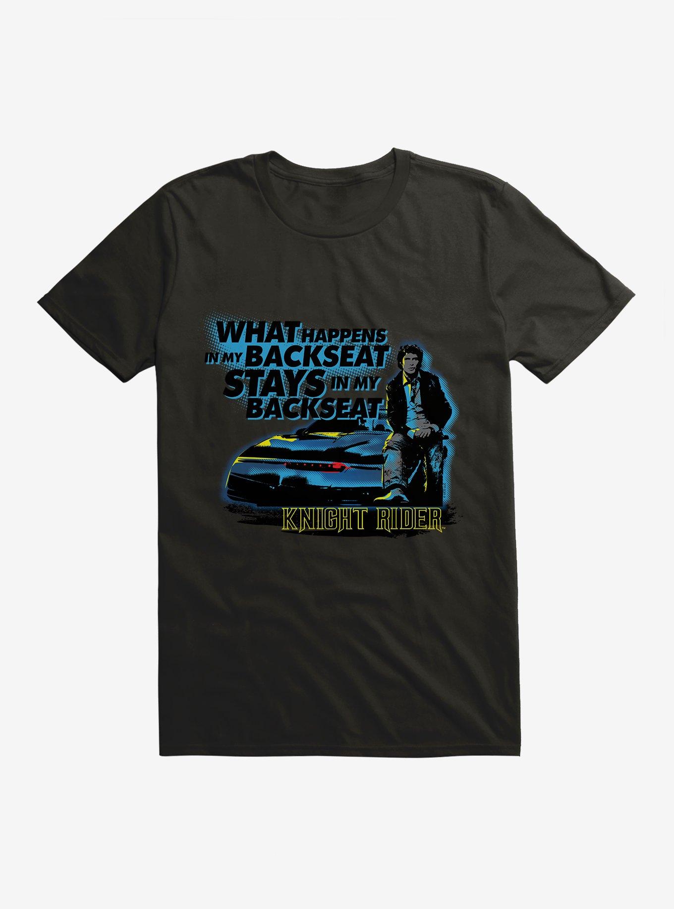 Knight Rider What Happens In The Backseat T-Shirt