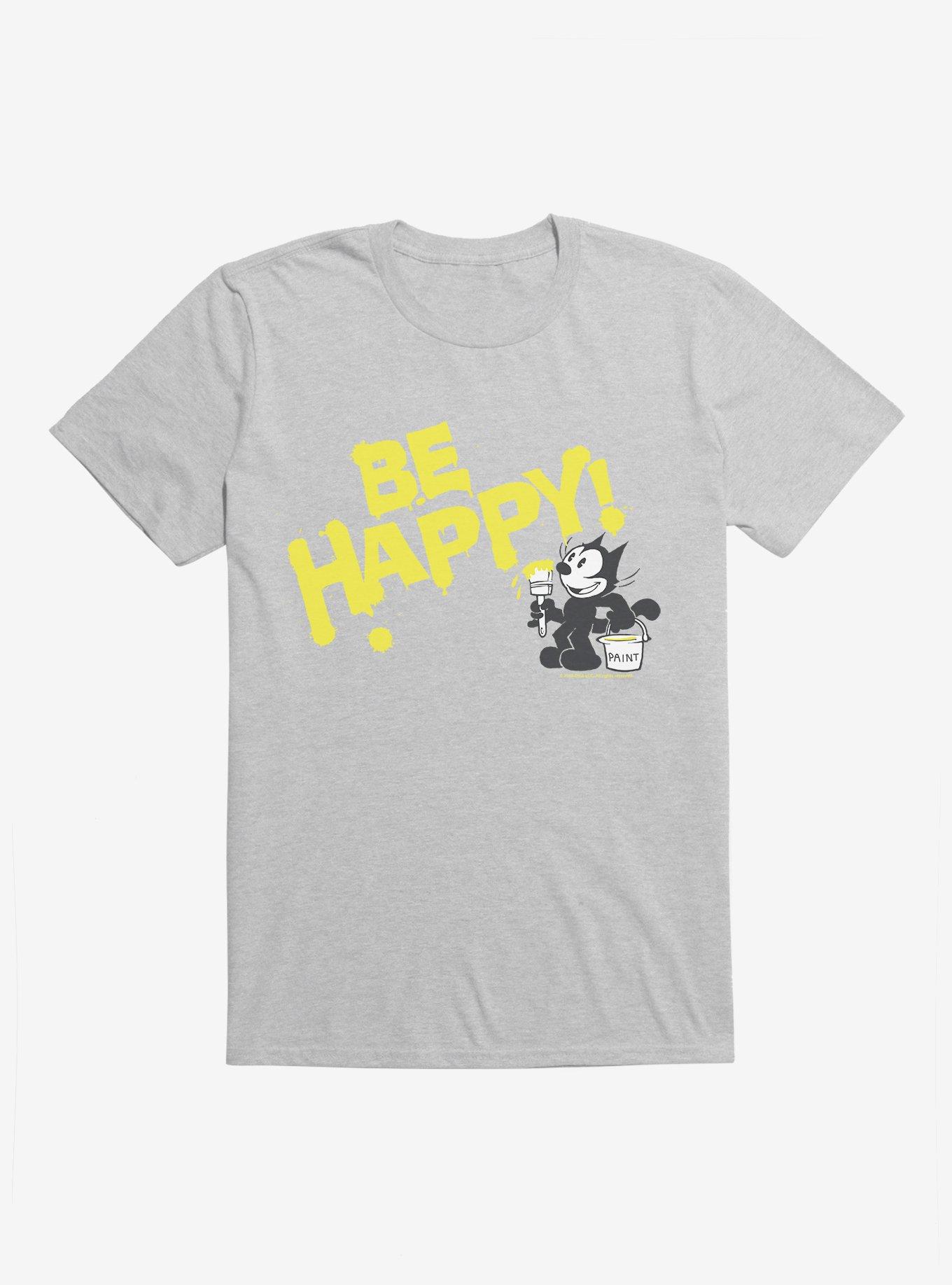 Felix The Cat Be Happy! Paint T-Shirt, , hi-res