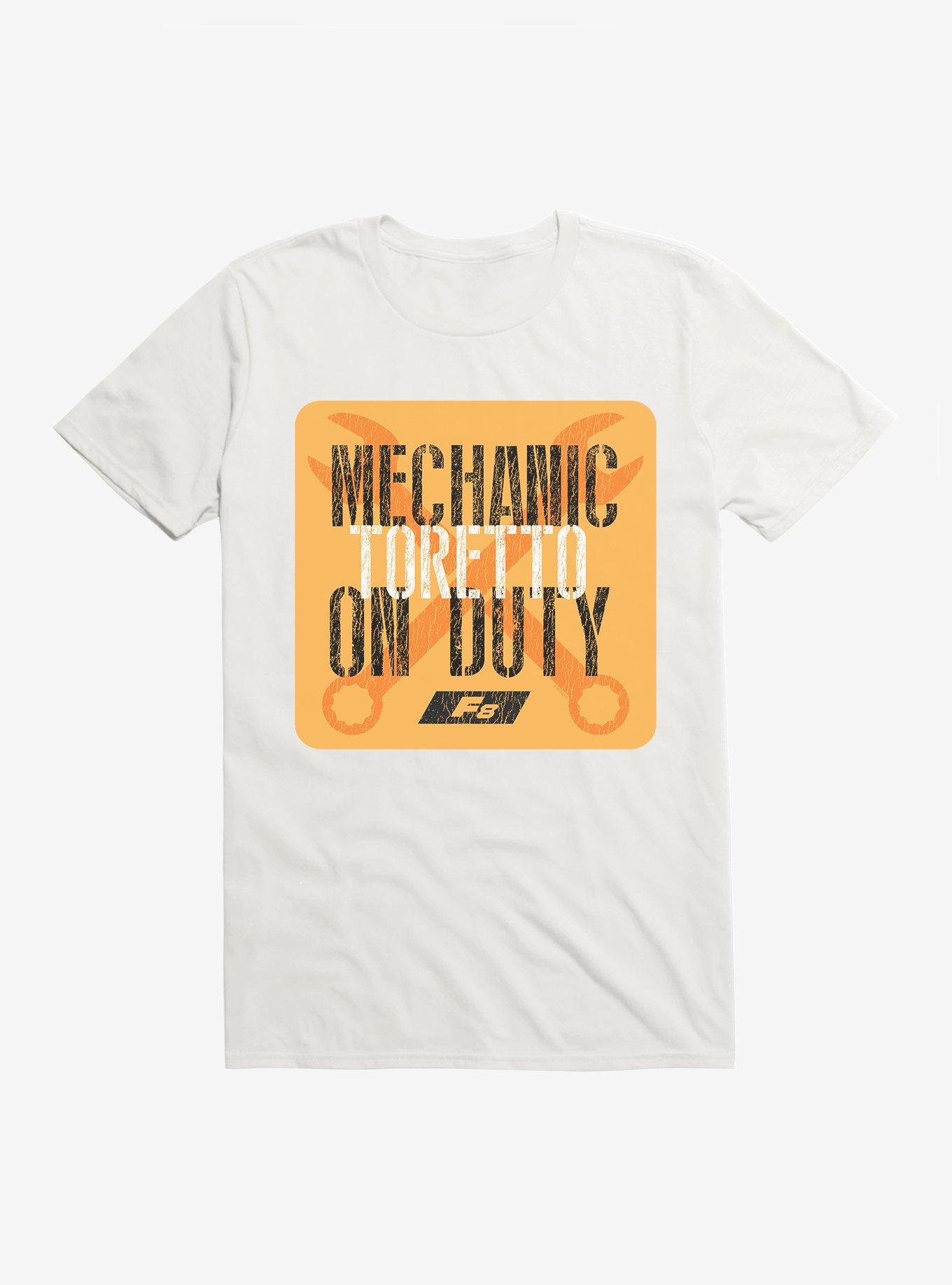 The Fate Of The Furious Mechanic On Duty T-Shirt, , hi-res