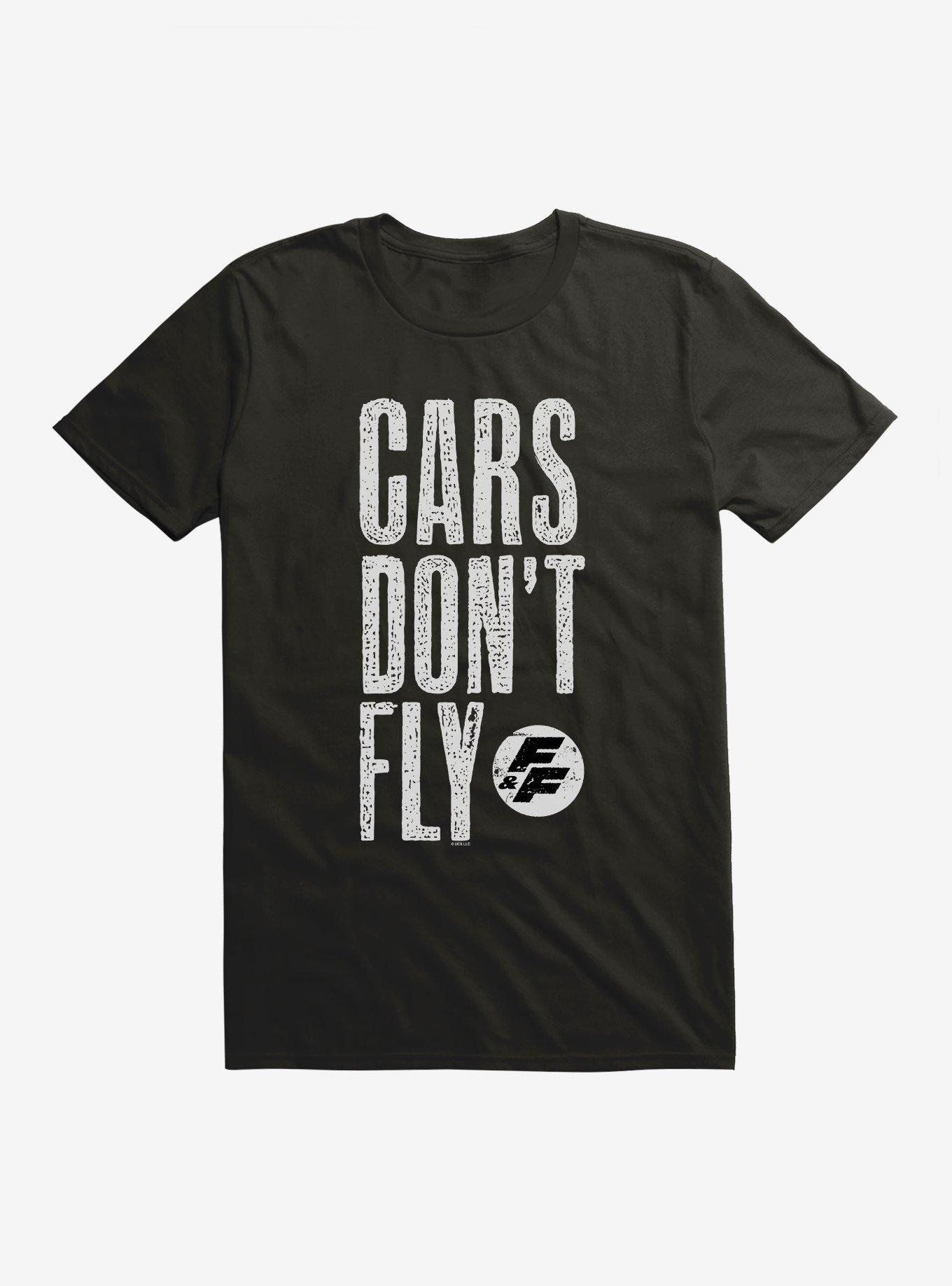 Fast & Furious Cars Don't Fly T-Shirt, BLACK, hi-res