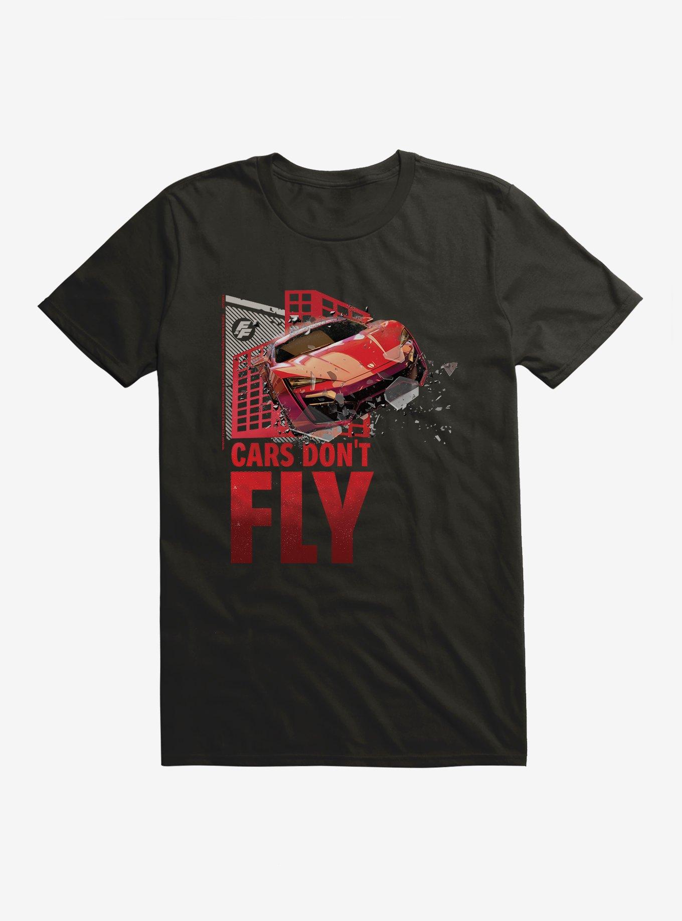 Fast & Furious Cars Don't Fly Skyscraper T-Shirt, , hi-res