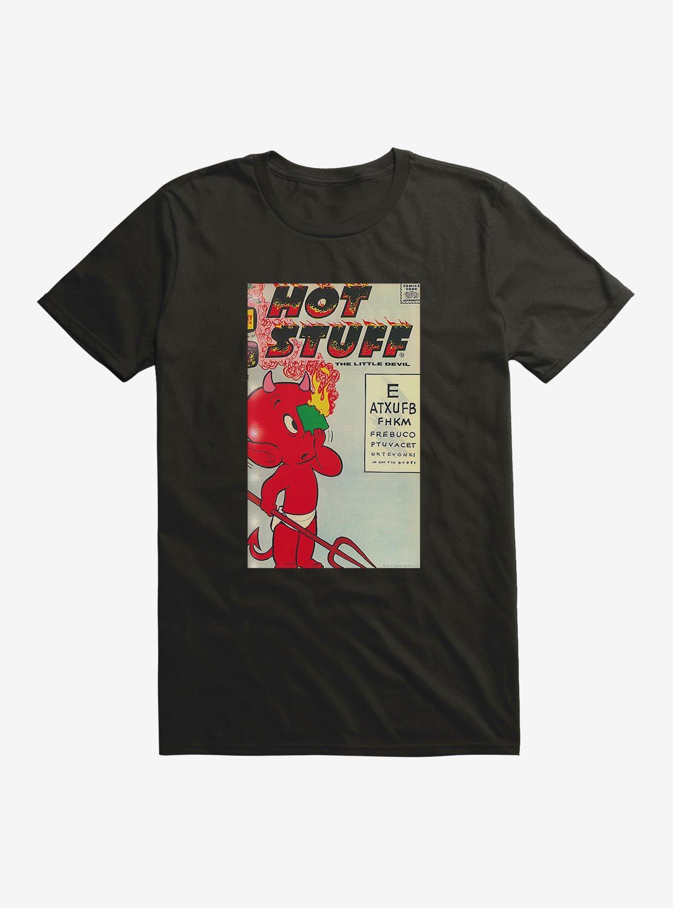 Hot Stuff The Little Devil Eye Test Comic Cover T-Shirt