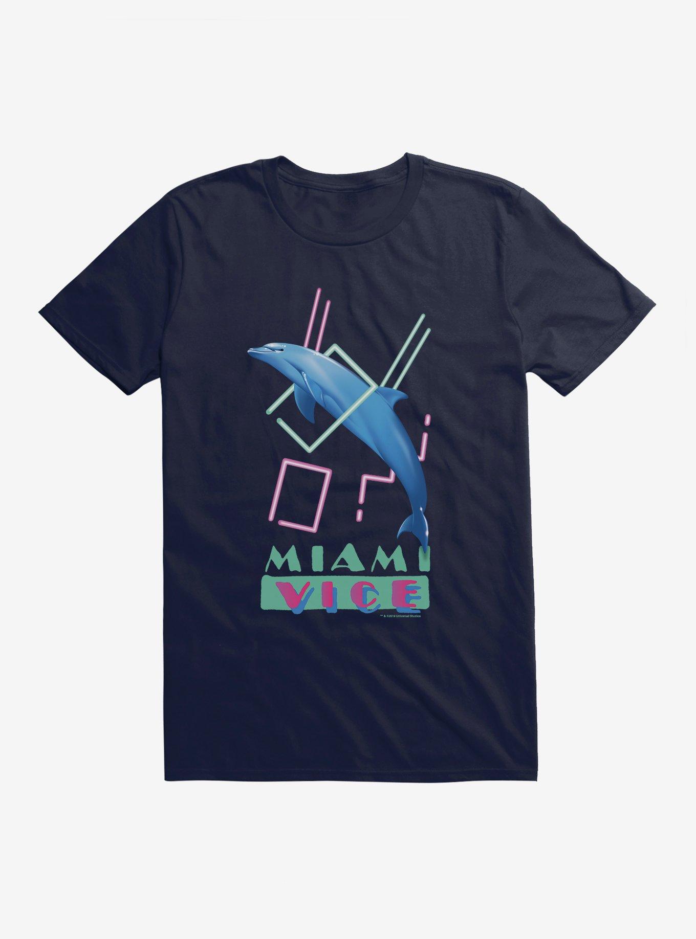 Miami Vice Dolphin Jump T-Shirt, , hi-res