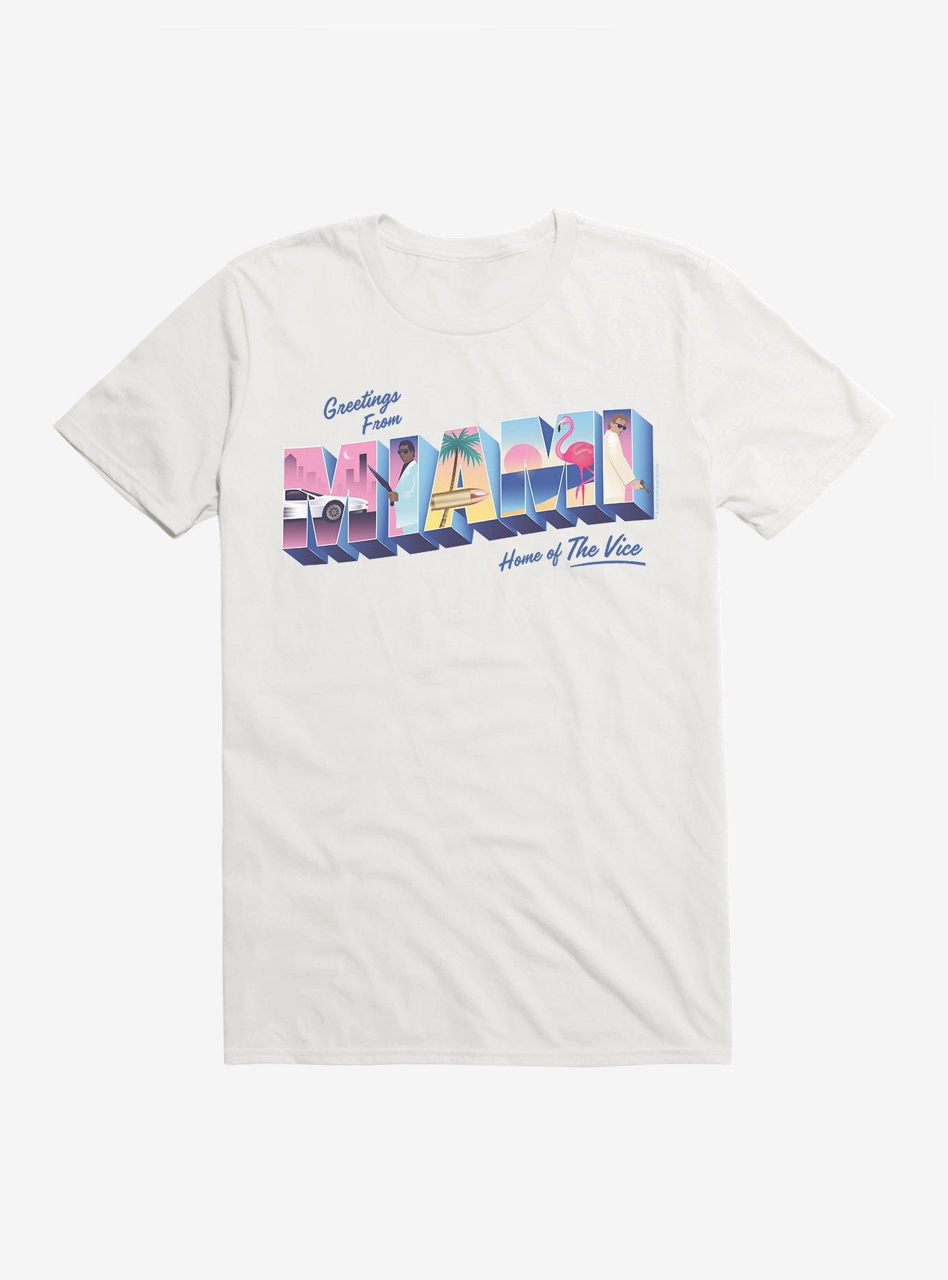 Miami Vice Greetings From Miami T-Shirt