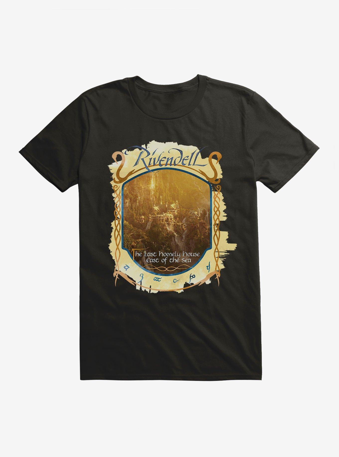 The Hobbit Rivendell T-Shirt, BLACK, hi-res