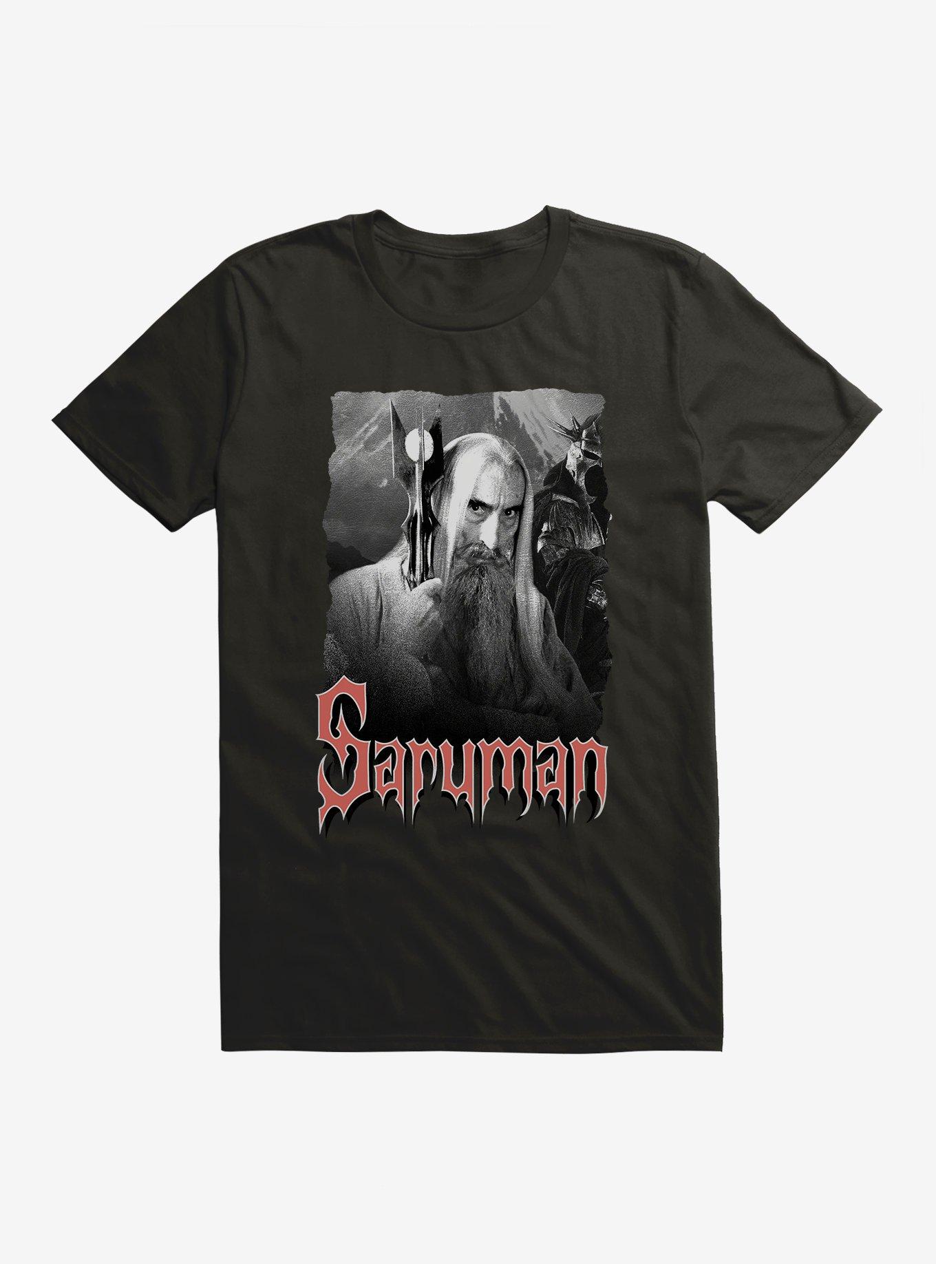 The Lord Of The Rings Saruman T-Shirt, BLACK, hi-res