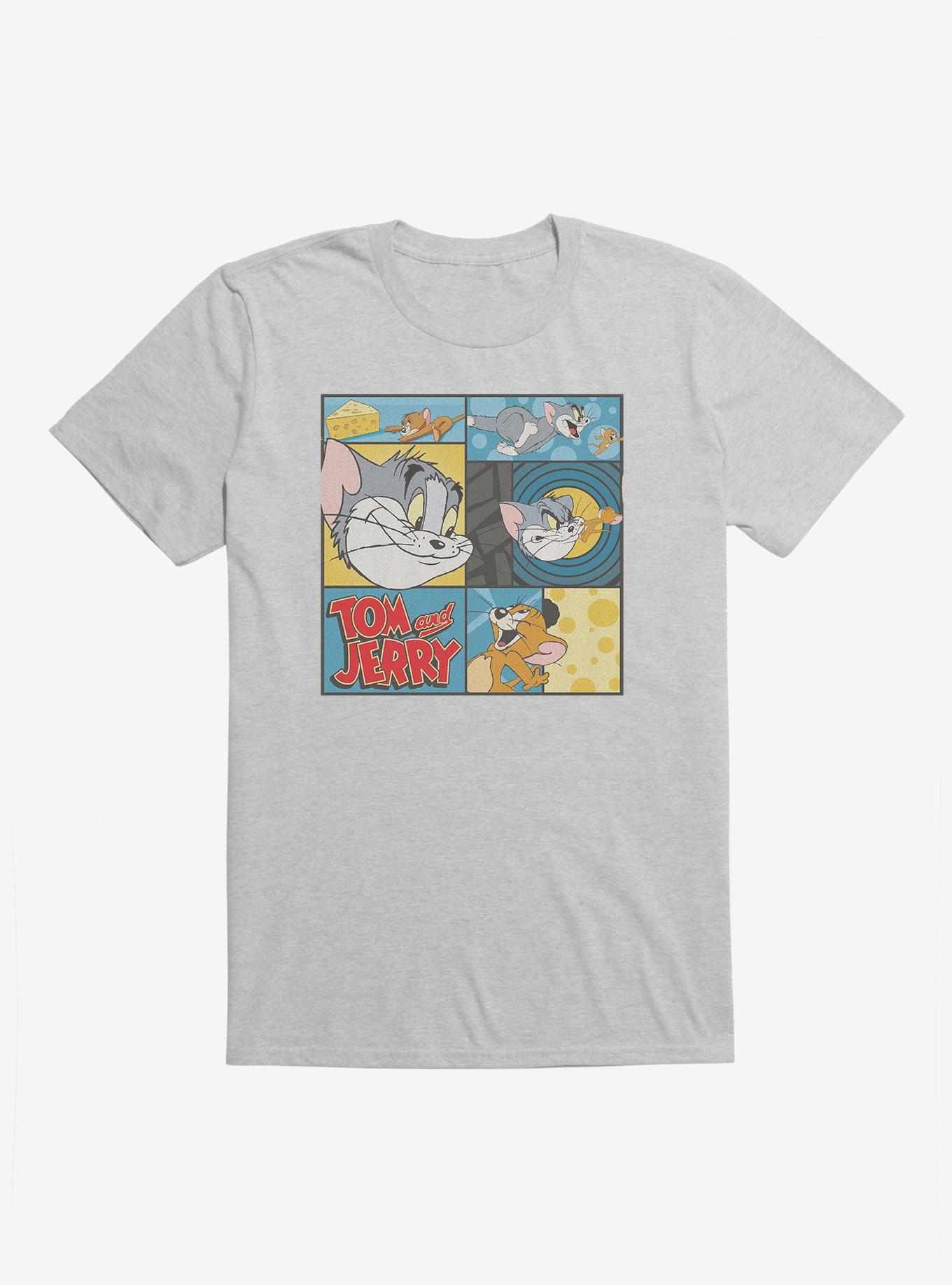Tom And Jerry All The Cheese T-Shirt, HEATHER GREY, hi-res