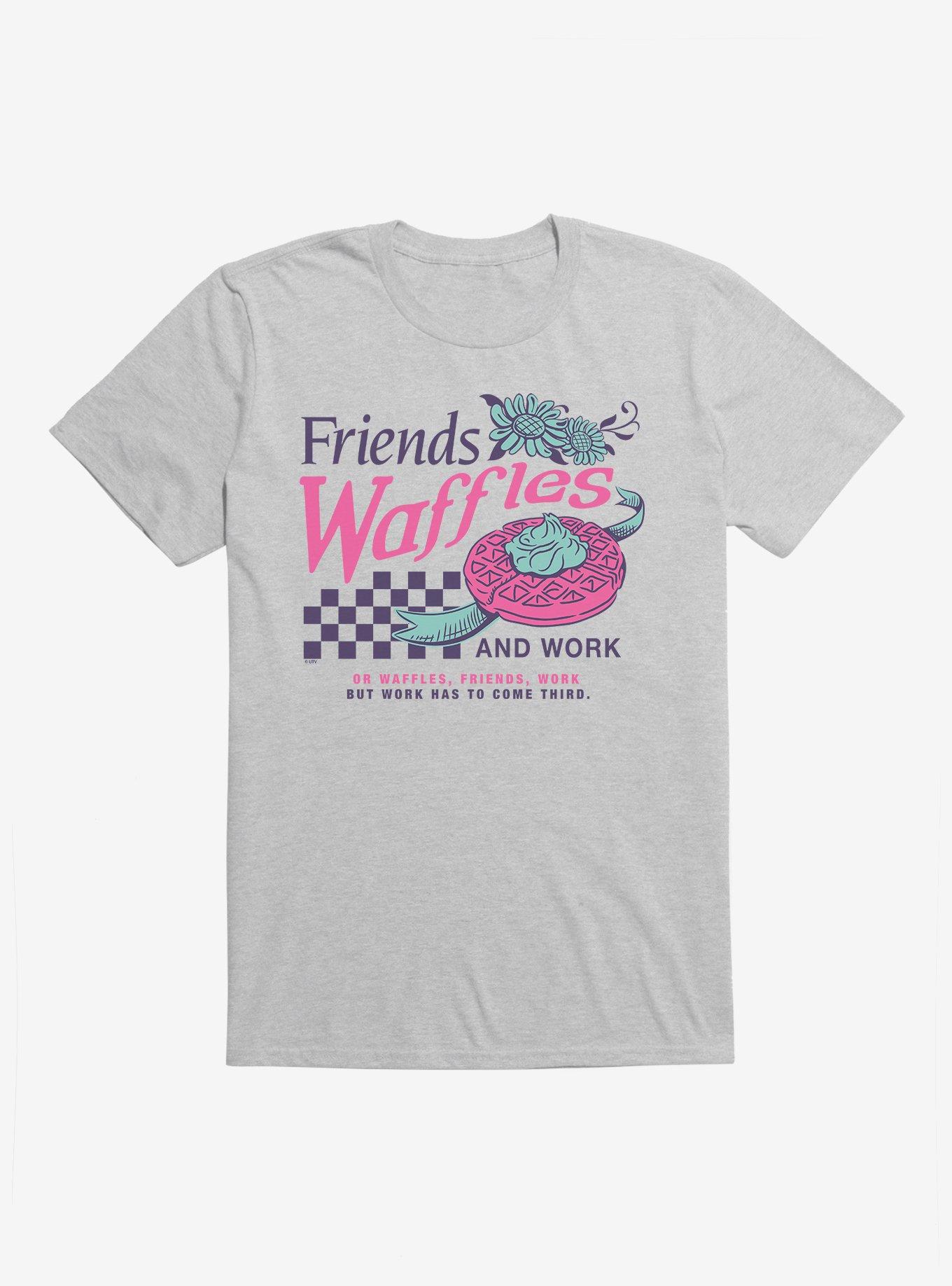 Parks And Recreation Friends Waffles Work T-Shirt, , hi-res