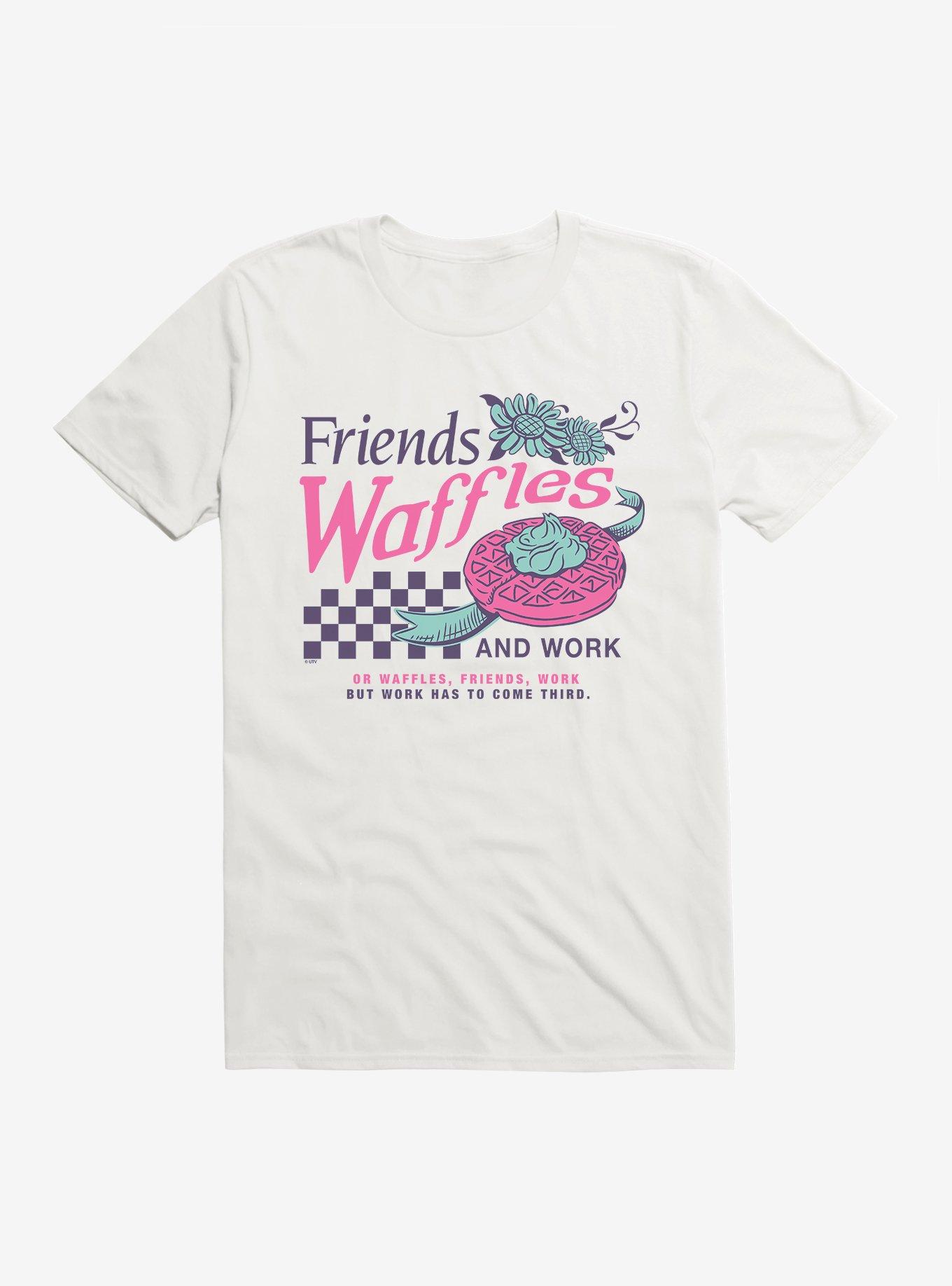 Parks And Recreation Friends Waffles Work T-Shirt, , hi-res