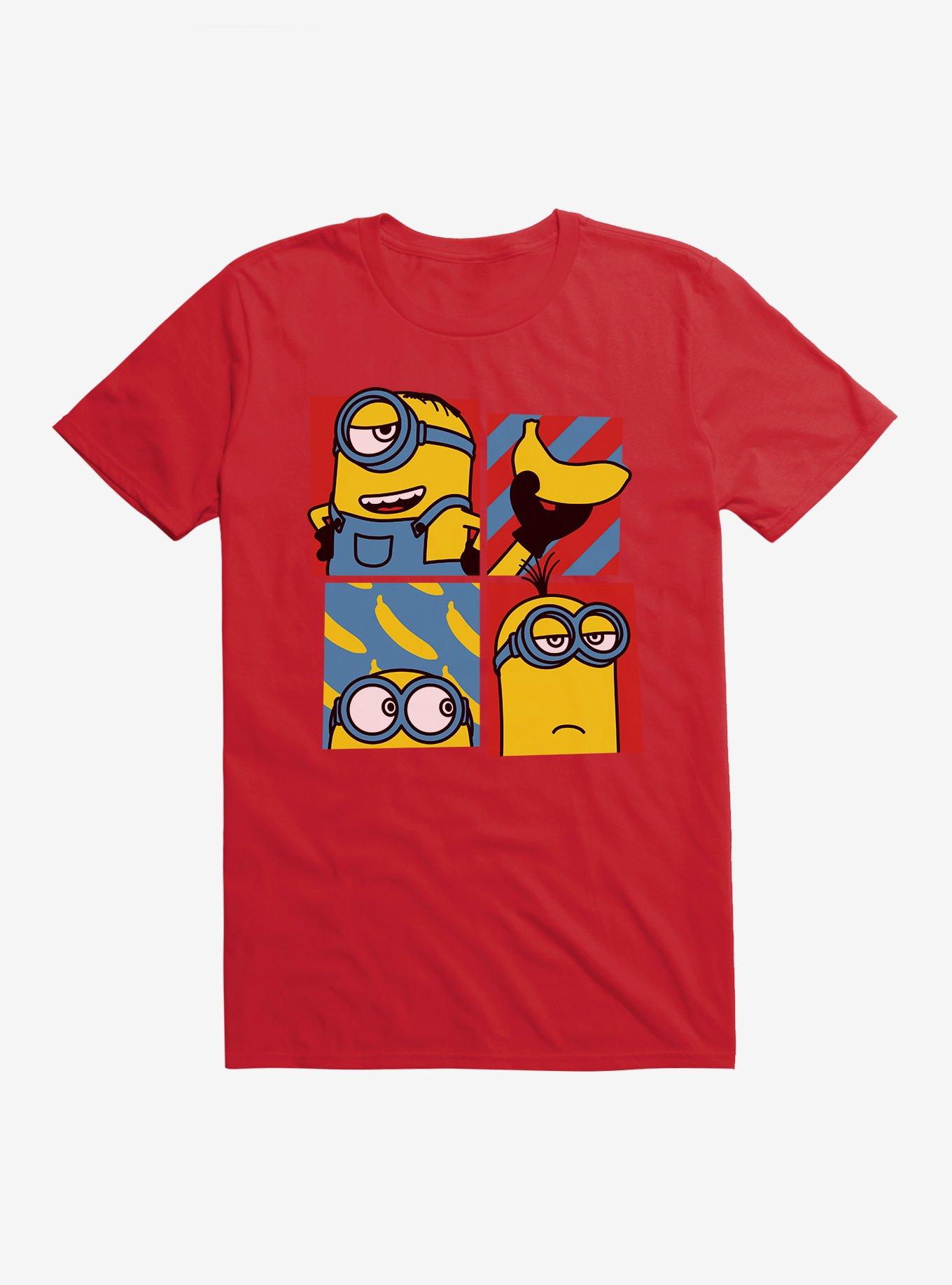 Minions Banana Pop Art T-Shirt, , hi-res