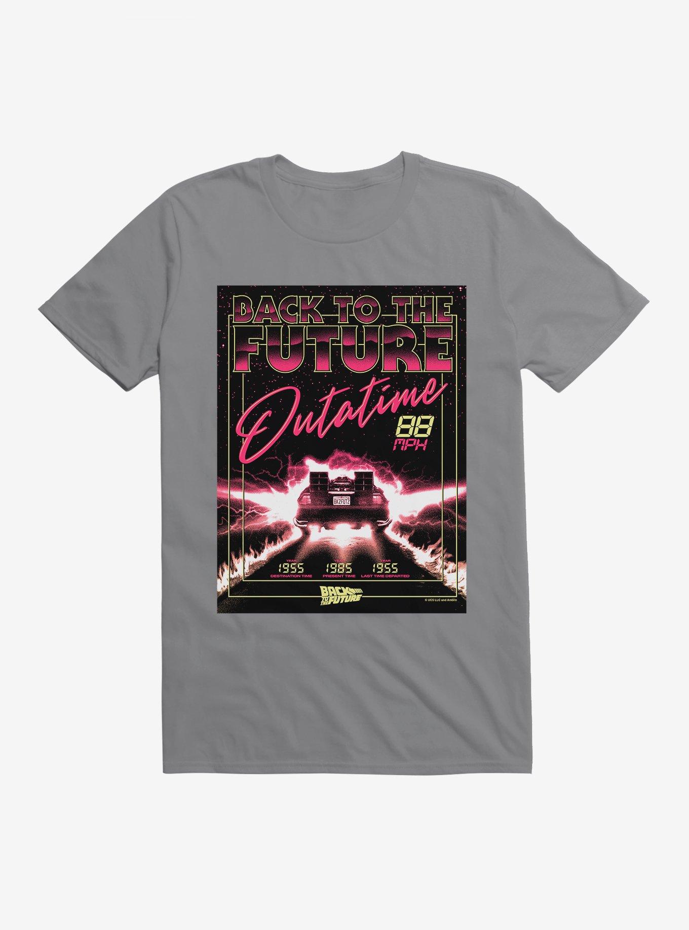 Back To The Future Out A Time T-shirt, STORM GREY, hi-res