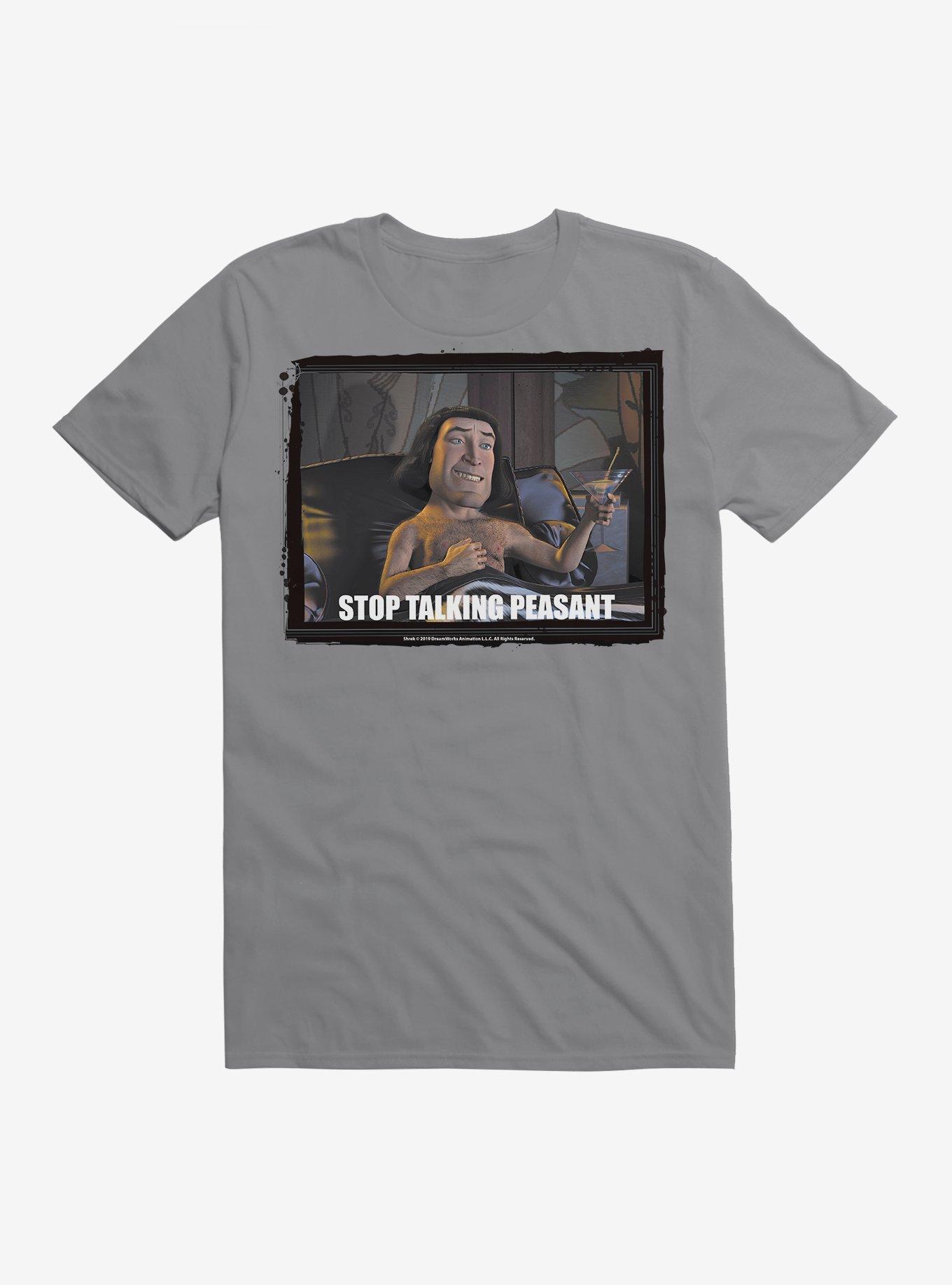 Shrek Farquaad Stop Talking Peasant T-Shirt, , hi-res