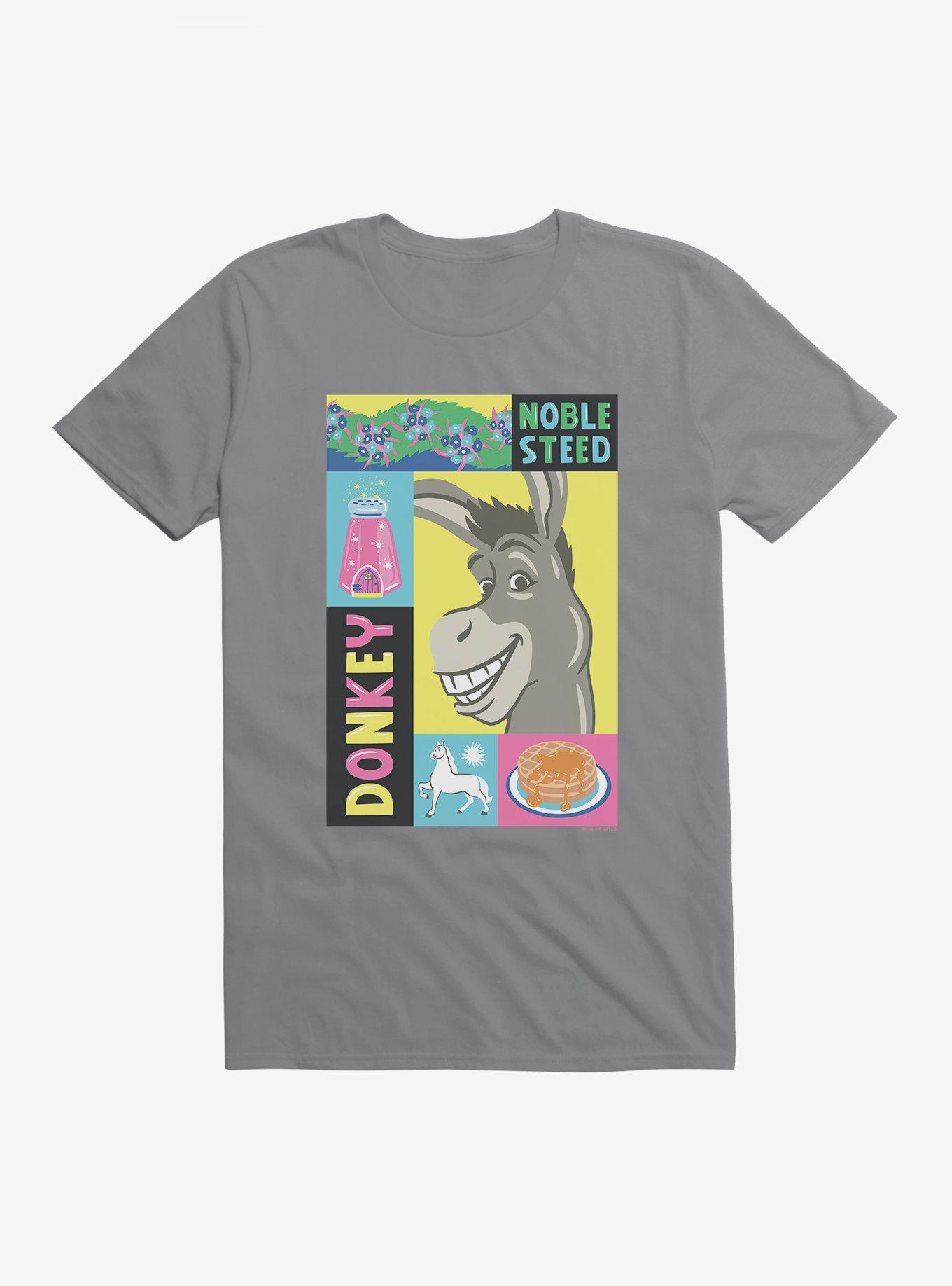 Shrek Donkey Noble Steed T-Shirt, STORM GREY, hi-res