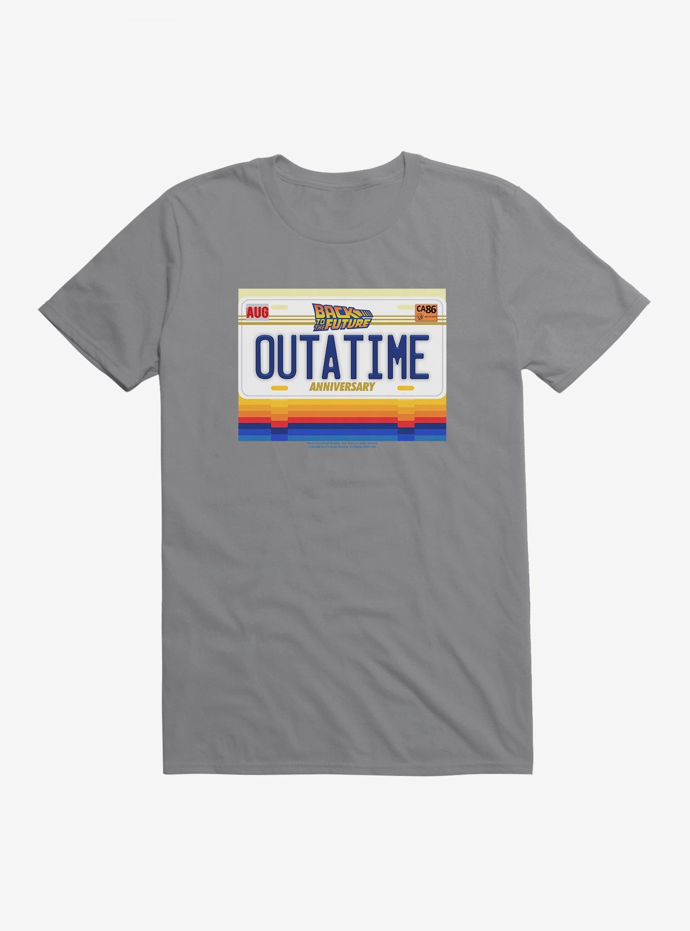 Back To The Future OutATime License Plate T-Shirt, , hi-res