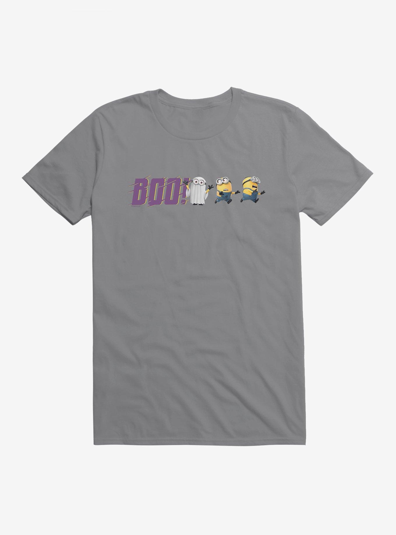 Minions Ghost Boo! T-Shirt, STORM GREY, hi-res