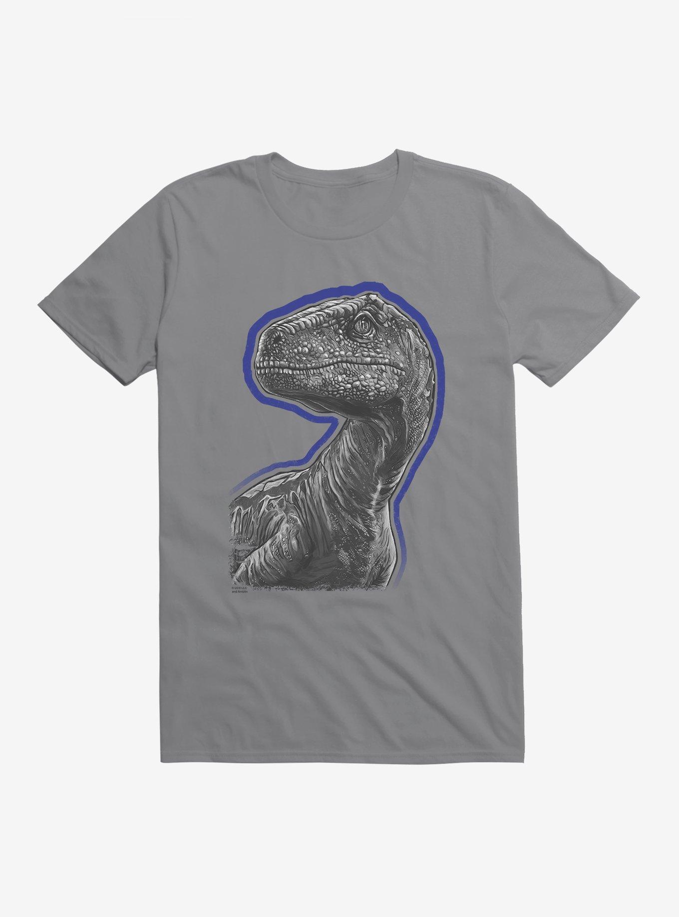 Jurassic World Velociraptor Outline T-Shirt