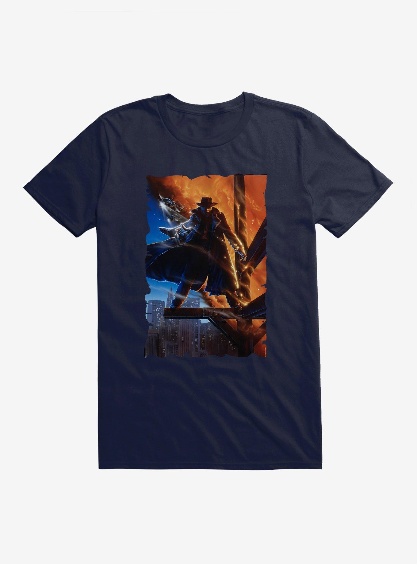 Darkman Poster T-Shirt, NAVY, hi-res