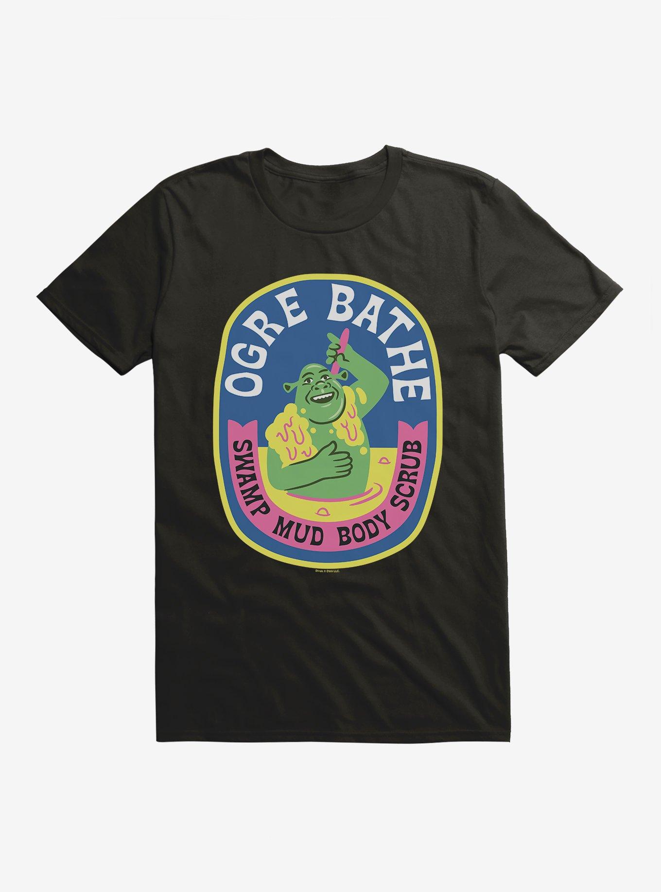 Shrek Ogre Bath T-Shirt, BLACK, hi-res