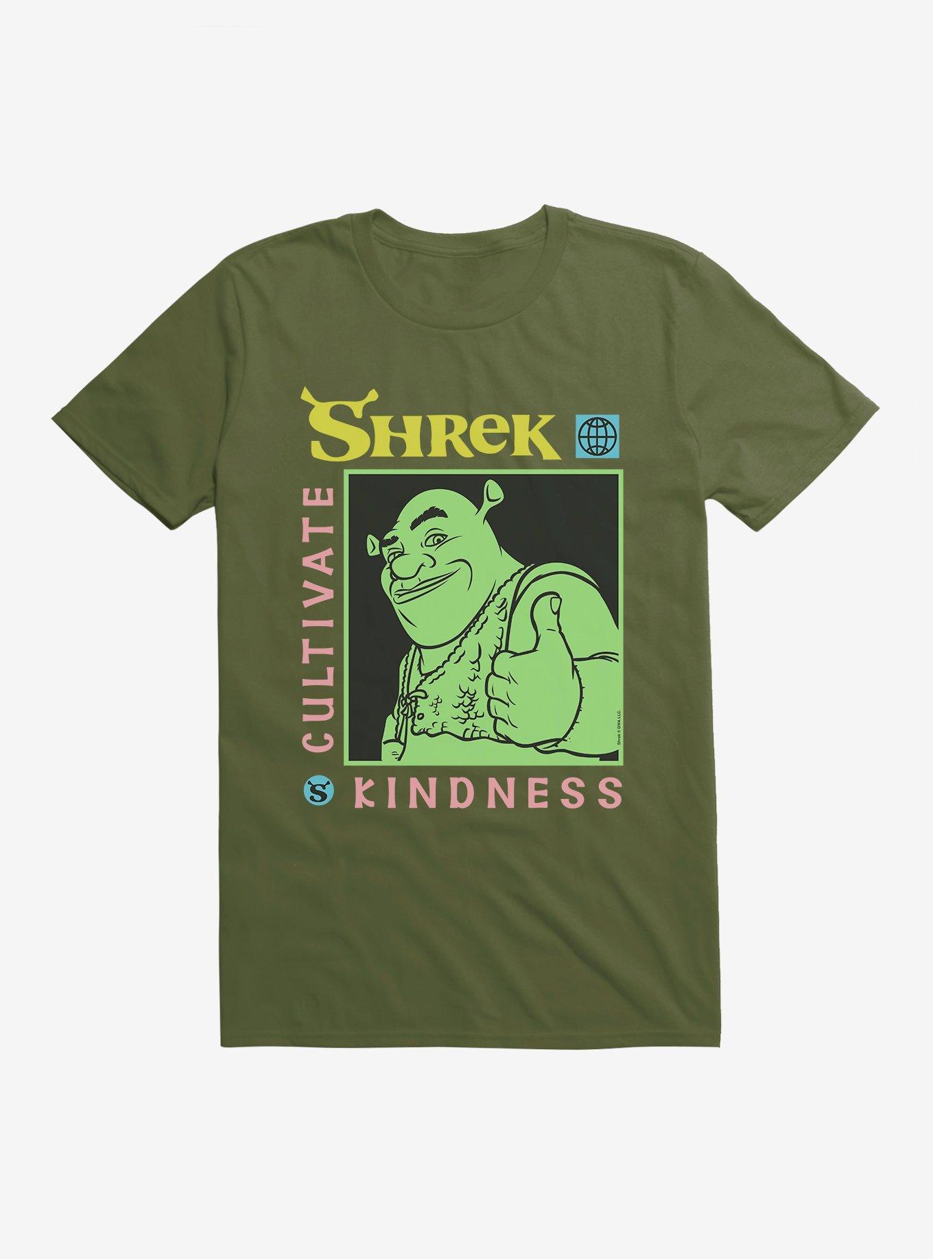 Shrek Thumbs Up T-Shirt, MILITARY GREEN, hi-res
