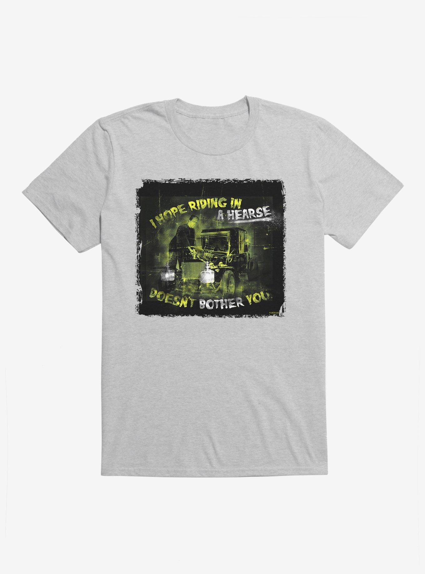 The Munsters Riding A Hearse T-Shirt, , hi-res