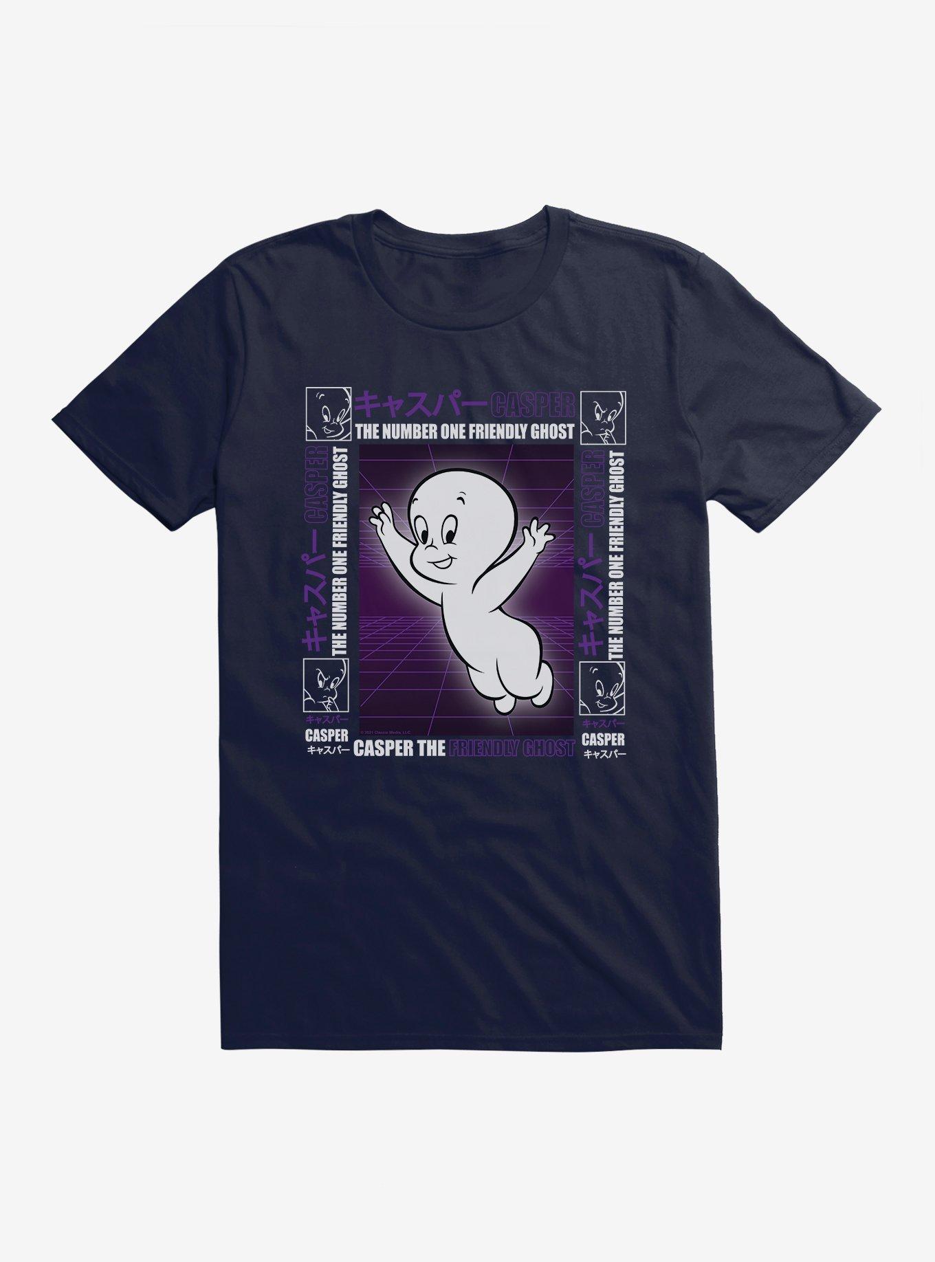 Casper The Friendly Ghost Virtual Raver Number One T-Shirt, , hi-res