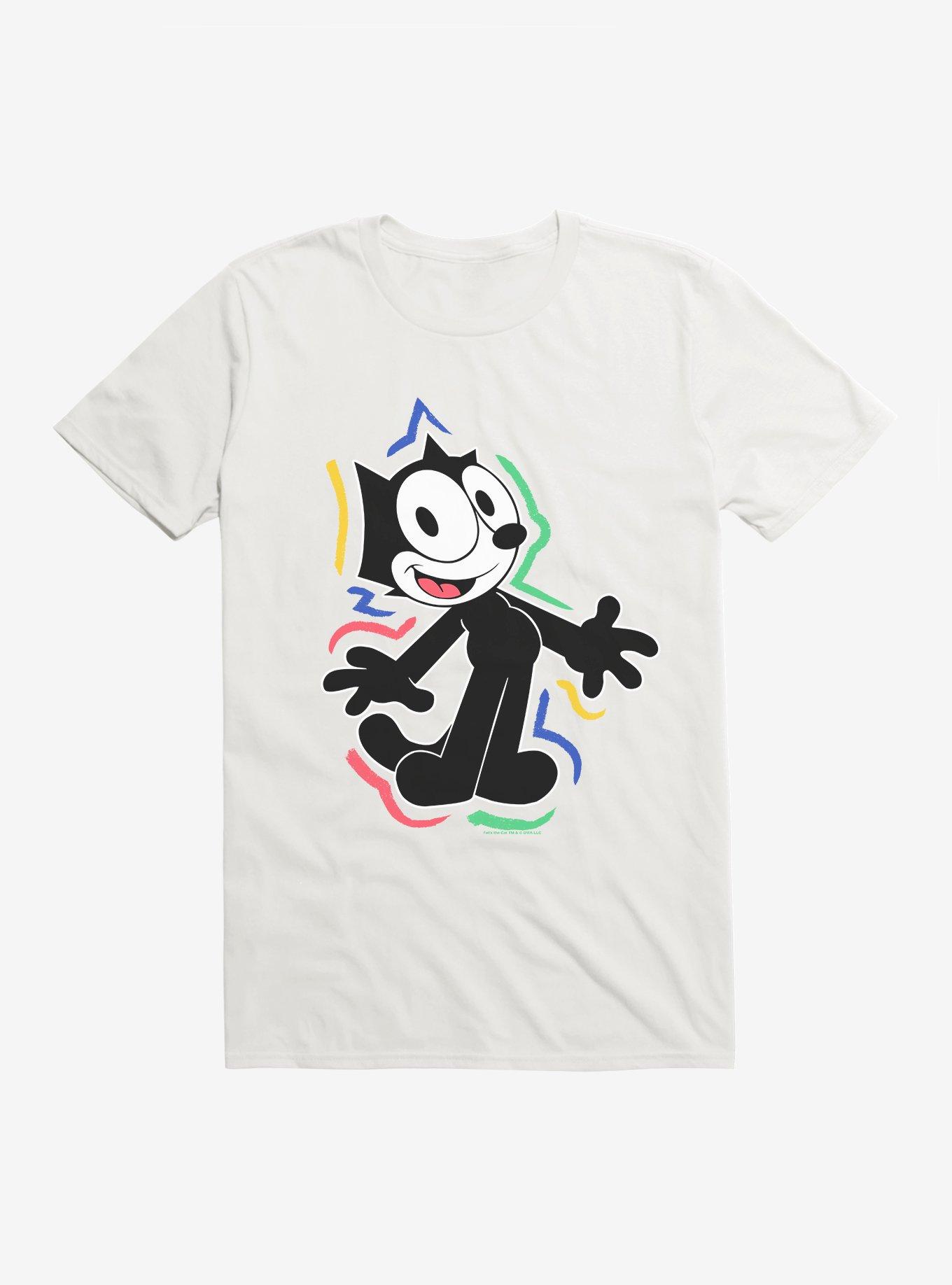 Felix The Cat 90s Highlights T-Shirt - WHITE | Hot Topic
