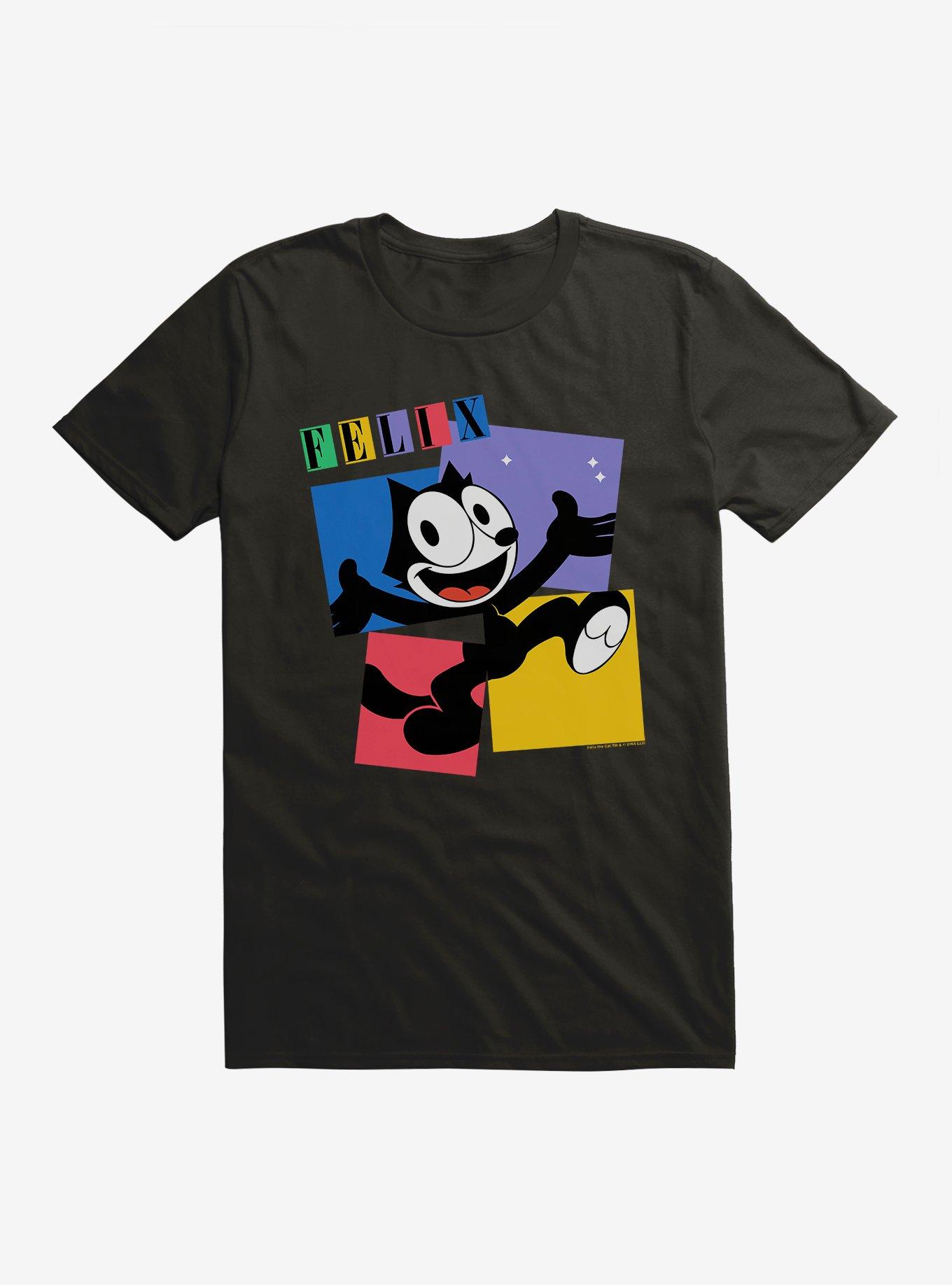 Felix The Cat Box Graphic T-Shirt, BLACK, hi-res