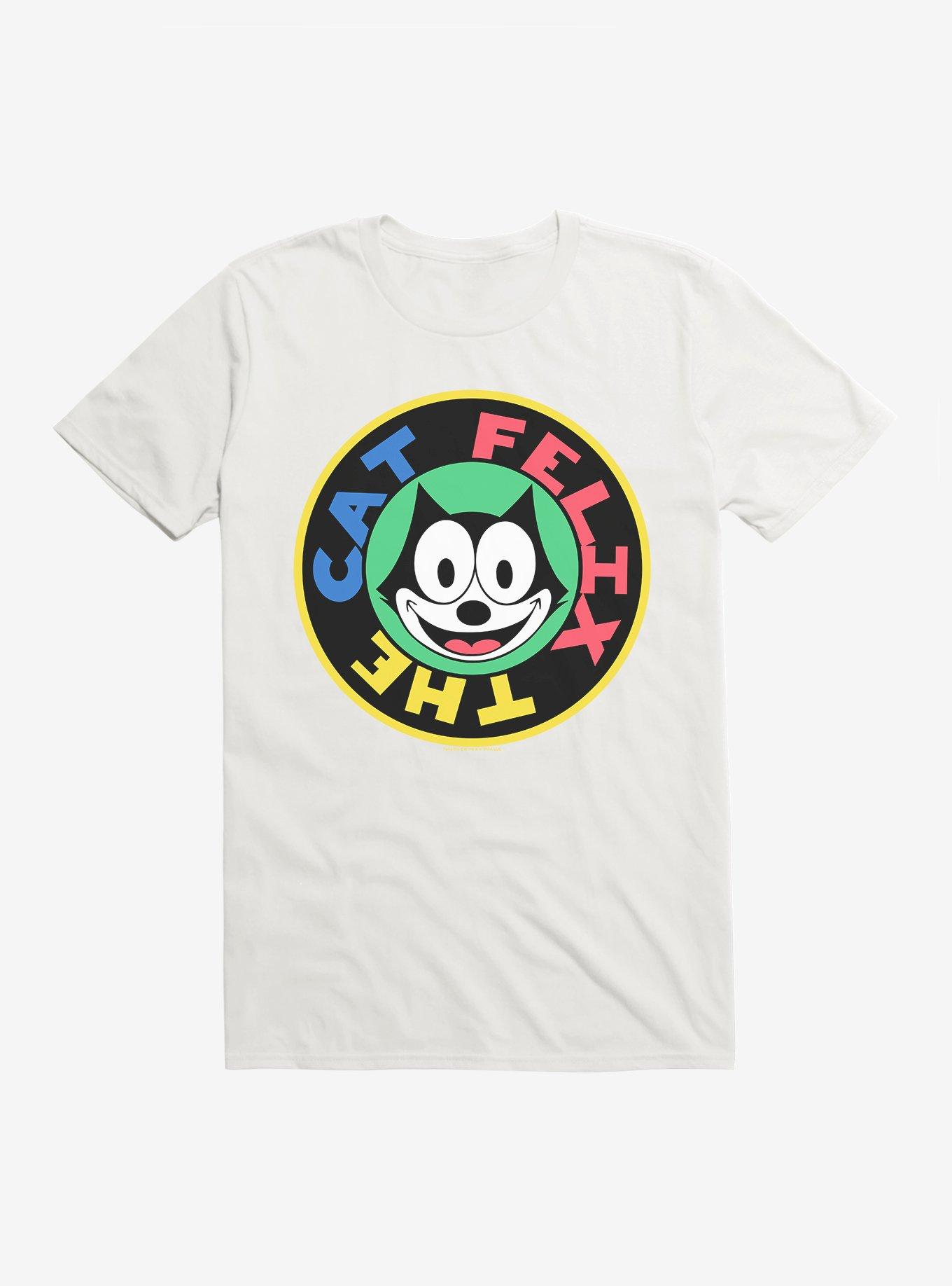 Felix The Cat 90s Sticker Graphic T-Shirt