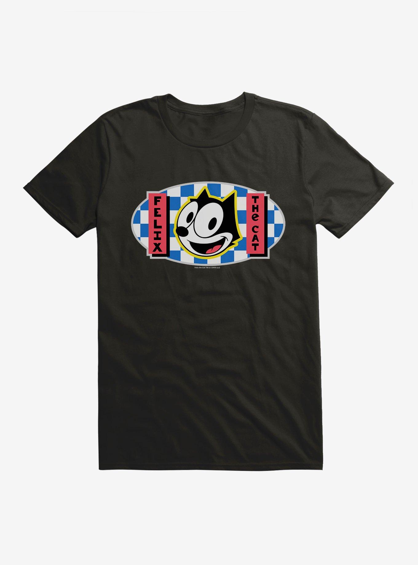 Felix The Cat Blue Checkers Graphic T-Shirt, , hi-res