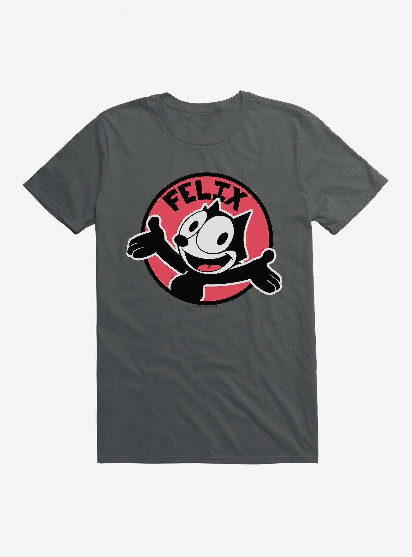 Felix The Cat Happy Smiles Sticker Graphic T-Shirt