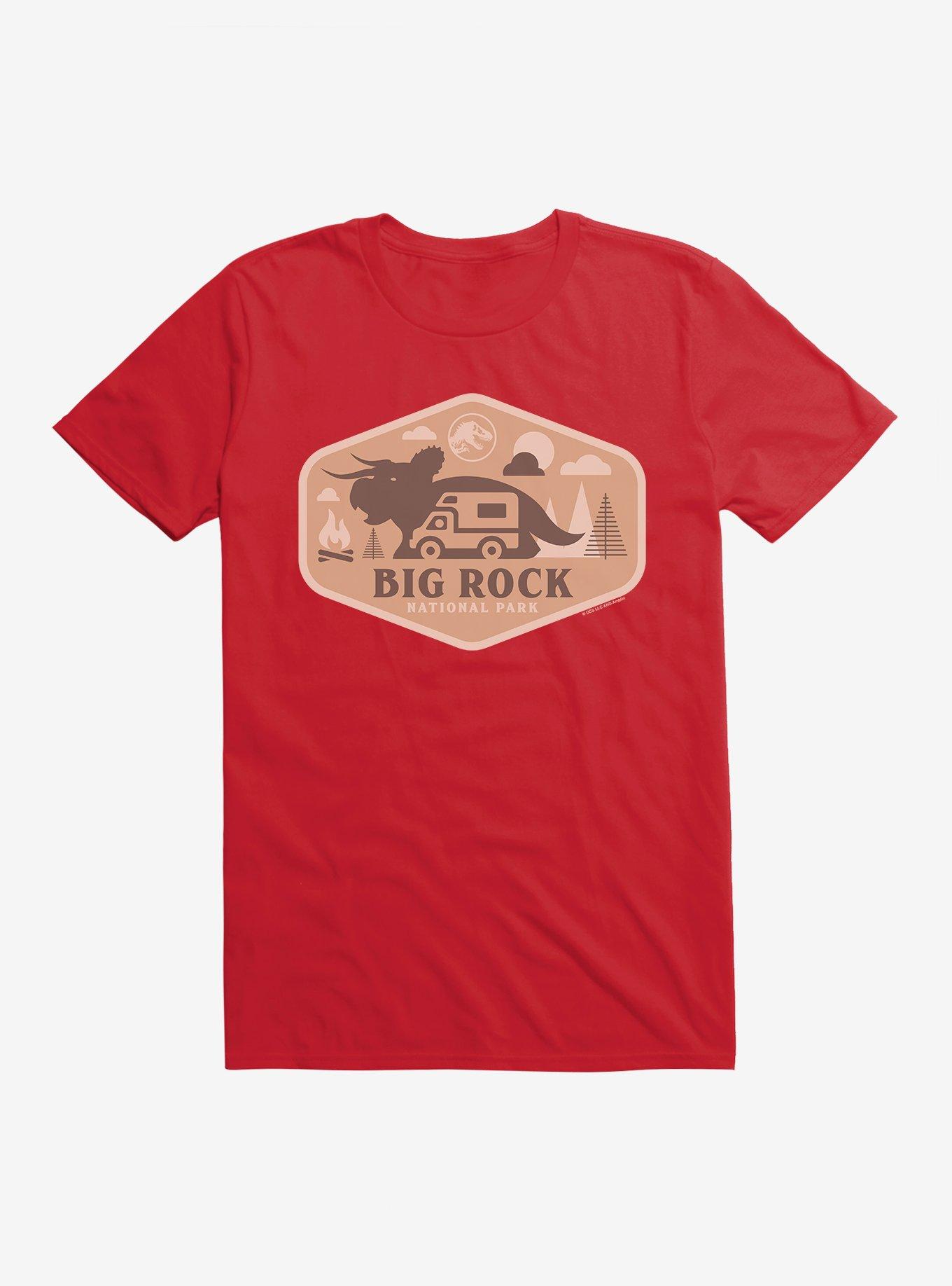 Jurassic World Dominion Big Rock National Park Badge T-Shirt, , hi-res