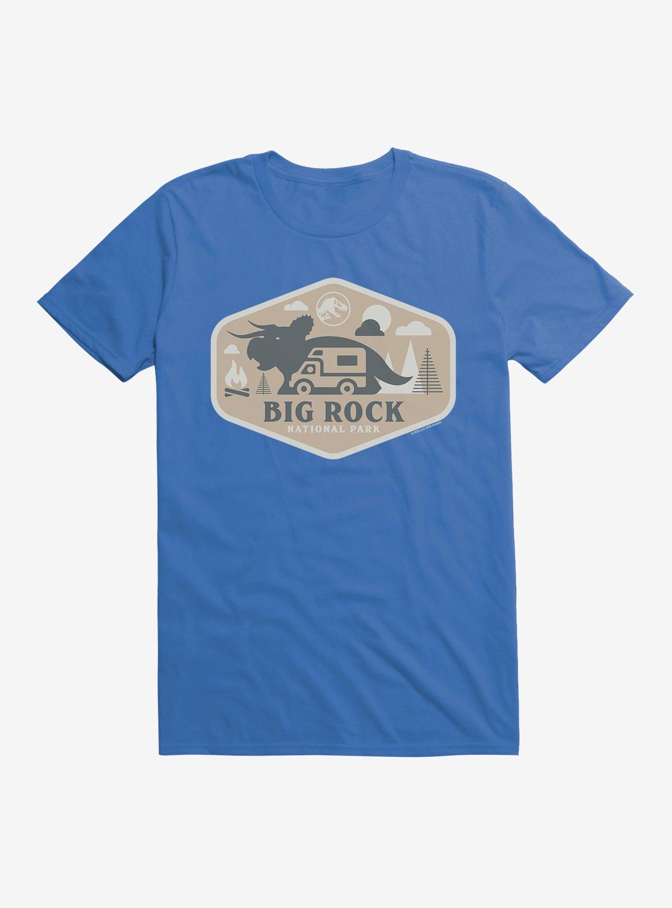 Jurassic World Dominion Big Rock National Park Badge T-Shirt, , hi-res