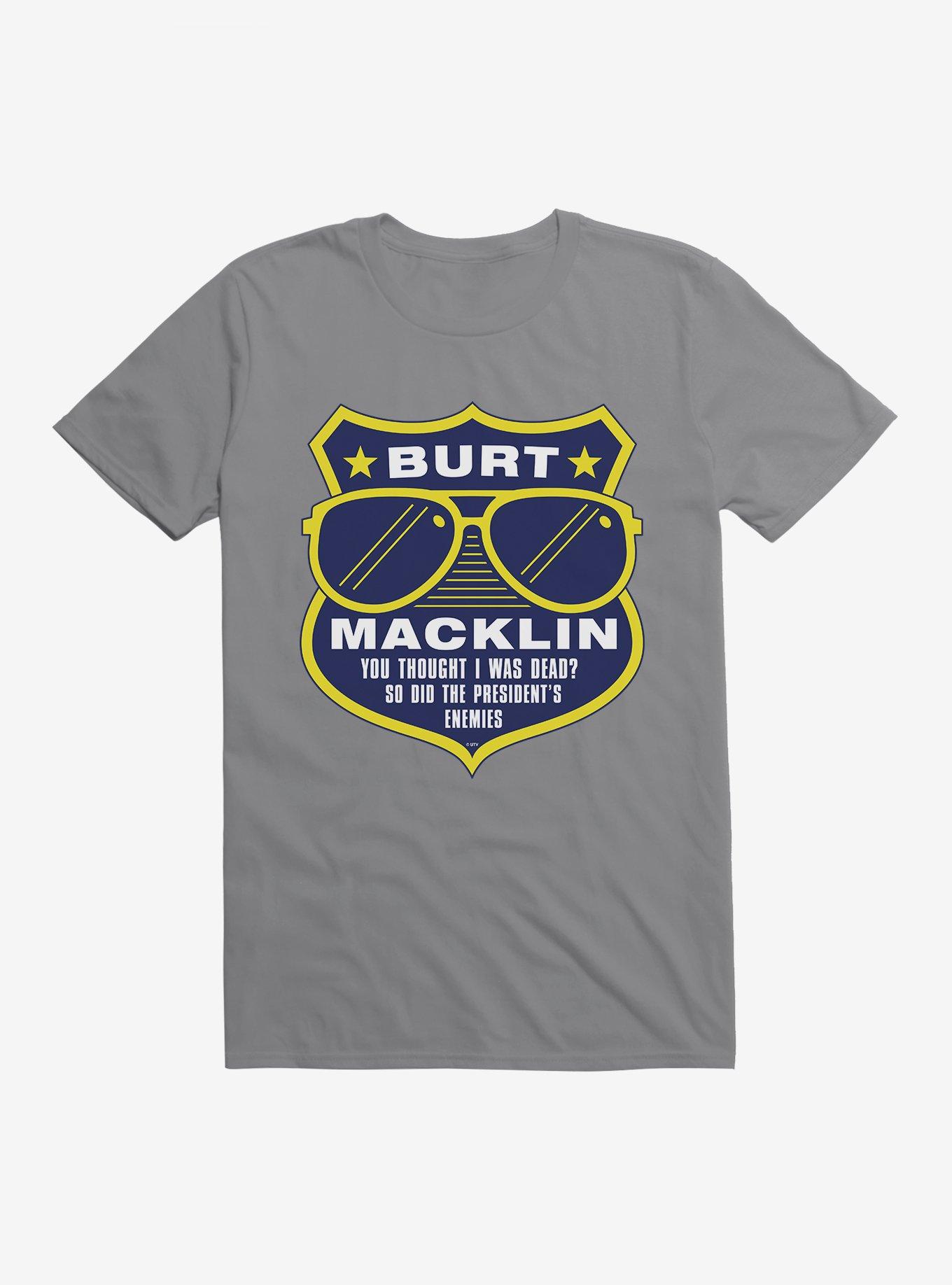 Parks And Recreation Burt Macklin Badge T-Shirt, , hi-res