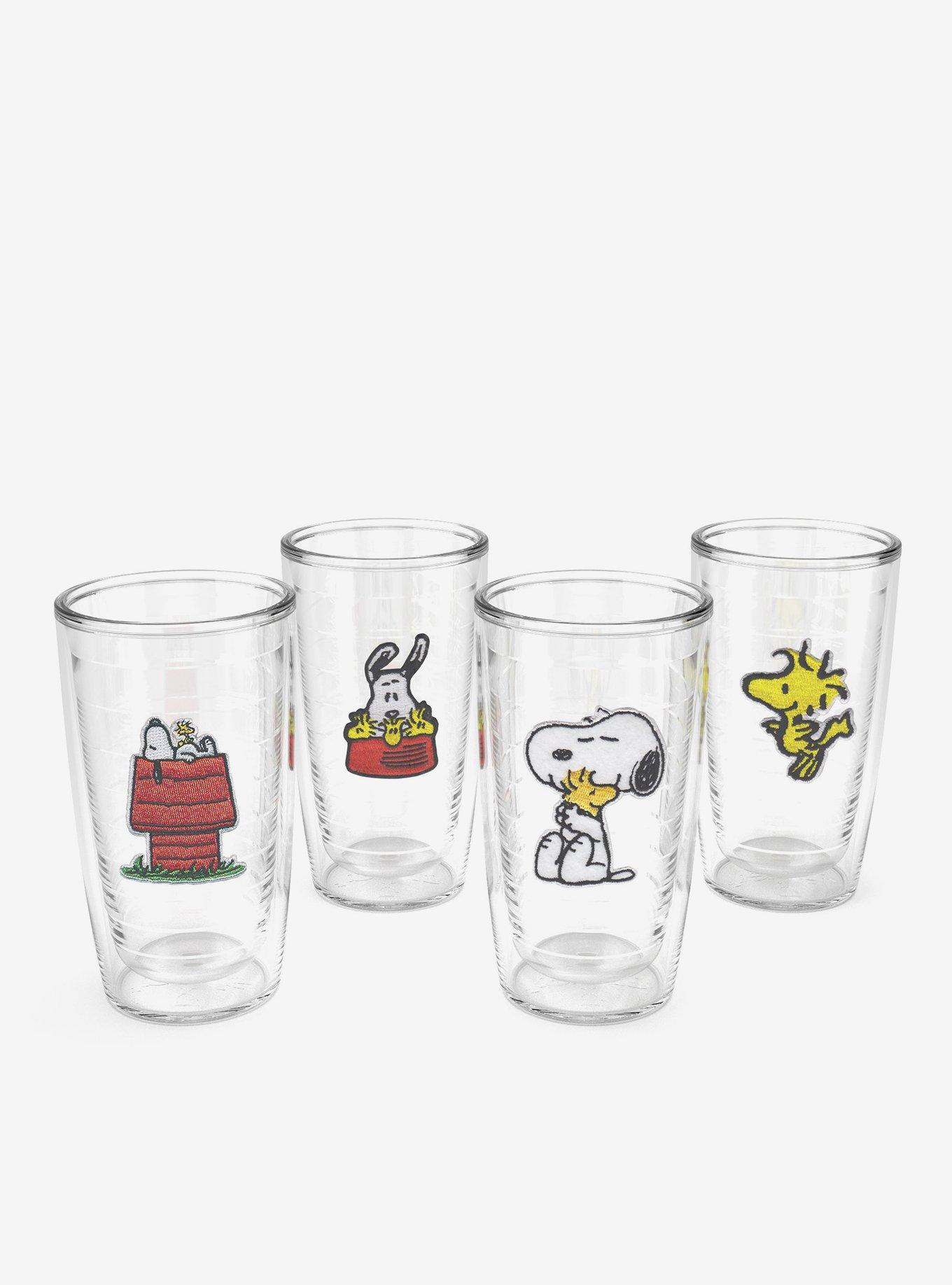 Peanuts Best Buddies 16oz Tumbler 4-Pack Set