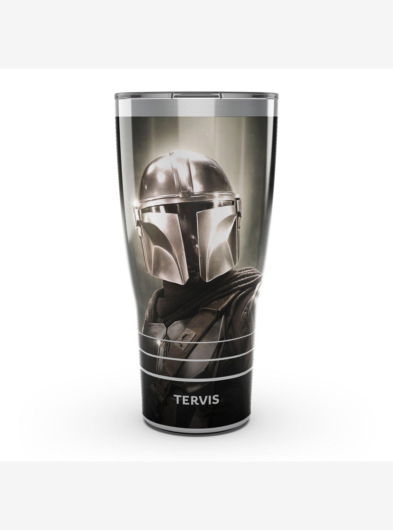 Hot Topic Star Wars The Mandalorian Chrome 30oz Tumbler 
