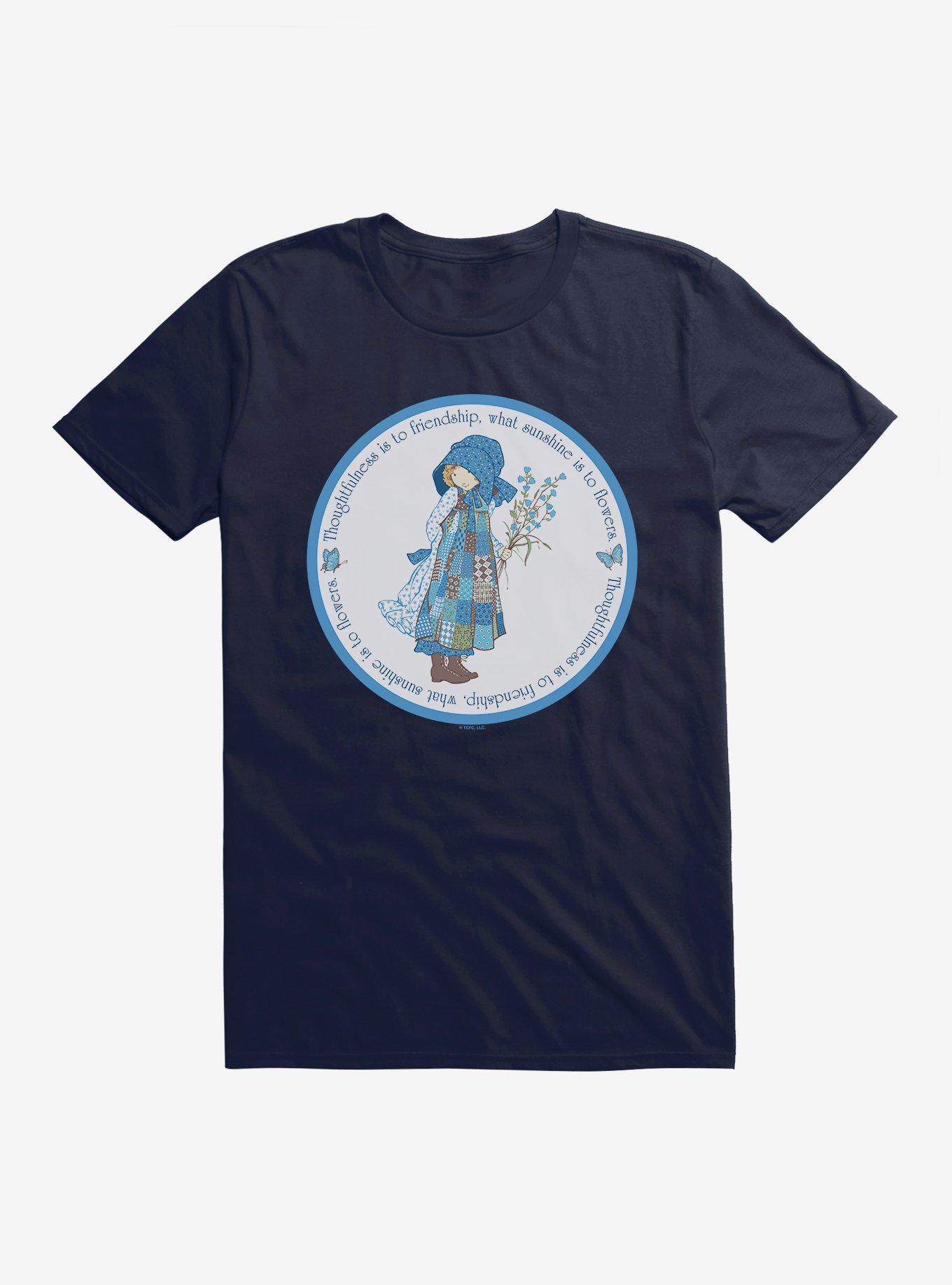 Holly Hobbie Friendship To Flowers T-Shirt, NAVY, hi-res
