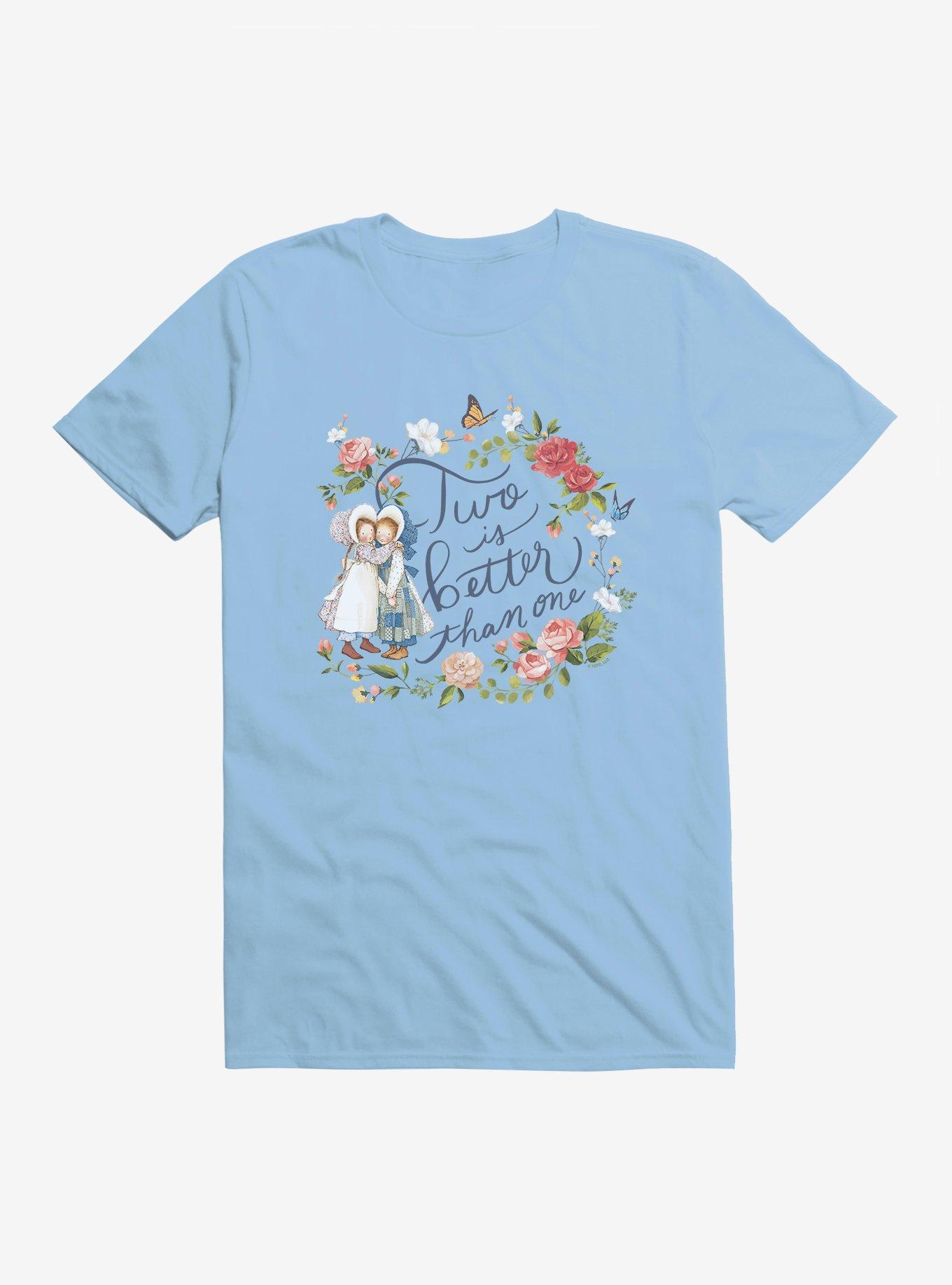 Holly Hobbie Two Is Better Than One T-Shirt, LIGHT BLUE, hi-res