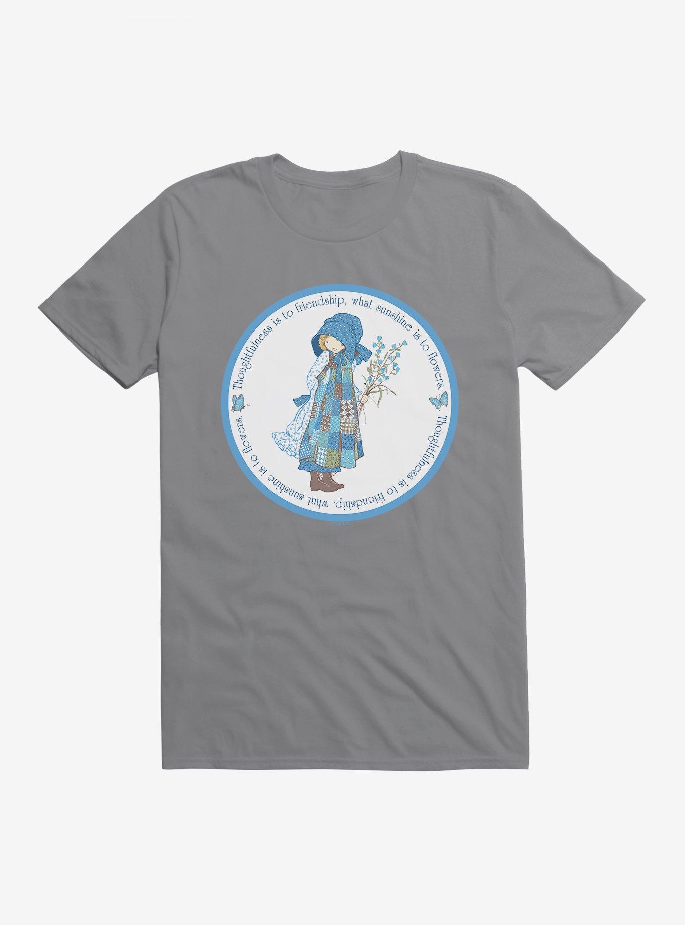 Holly Hobbie Friendship To Flowers T-Shirt, STORM GREY, hi-res