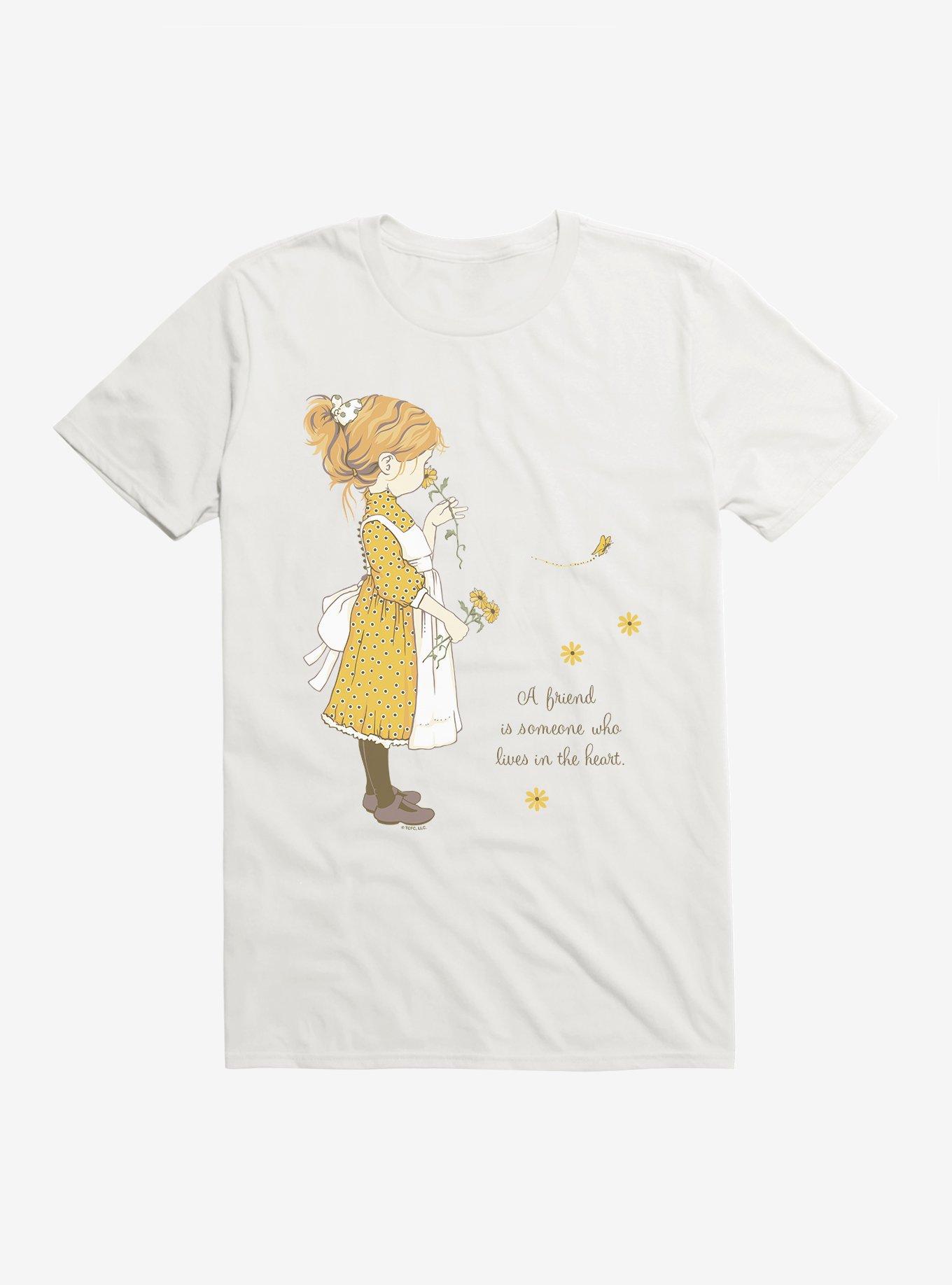 Holly Hobbie Lives In The Heart T-Shirt, WHITE, hi-res